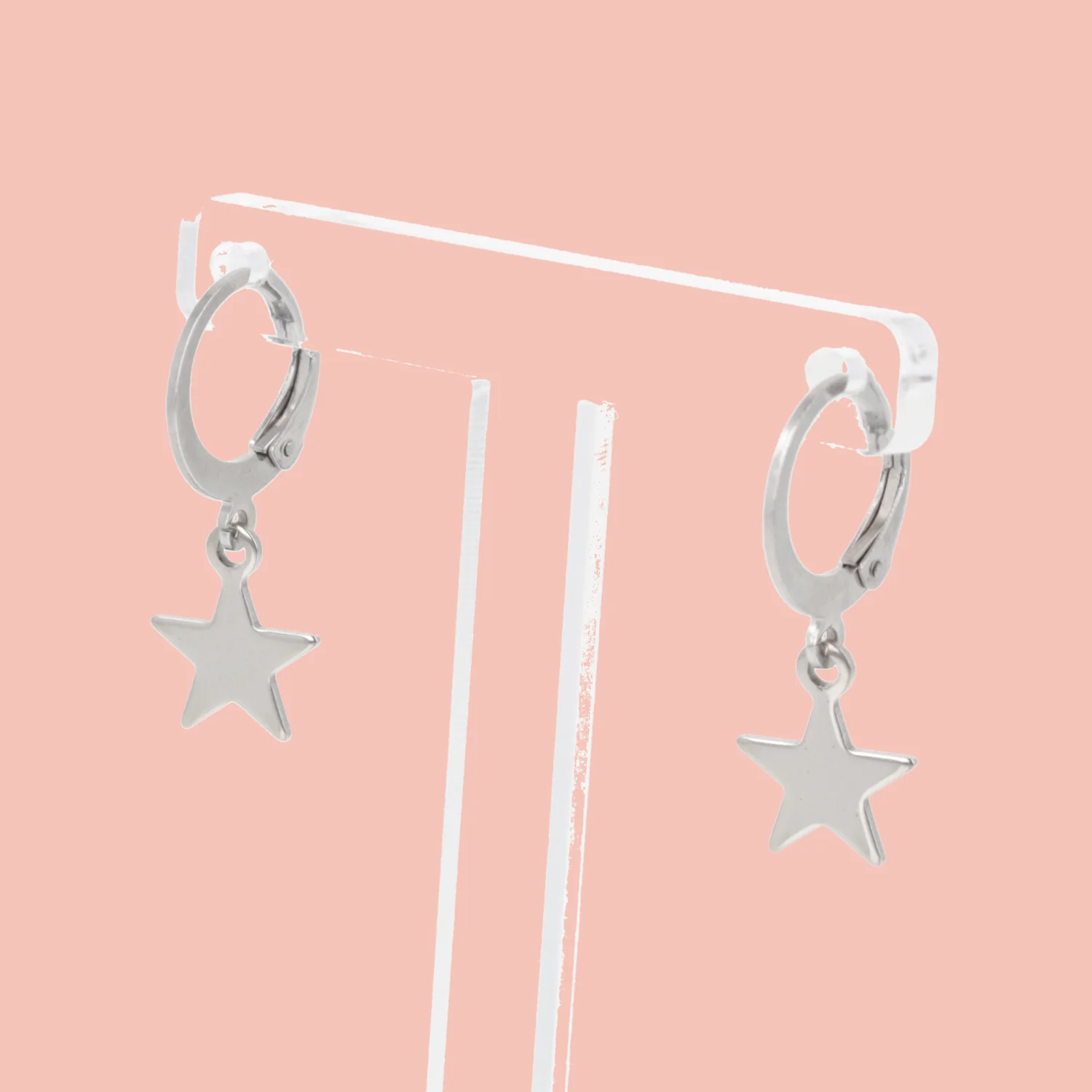 Star Hoop Earrings - Image 3