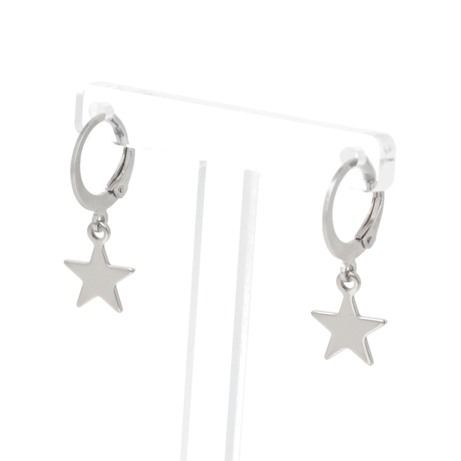 Star Hoop Earrings - Image 4