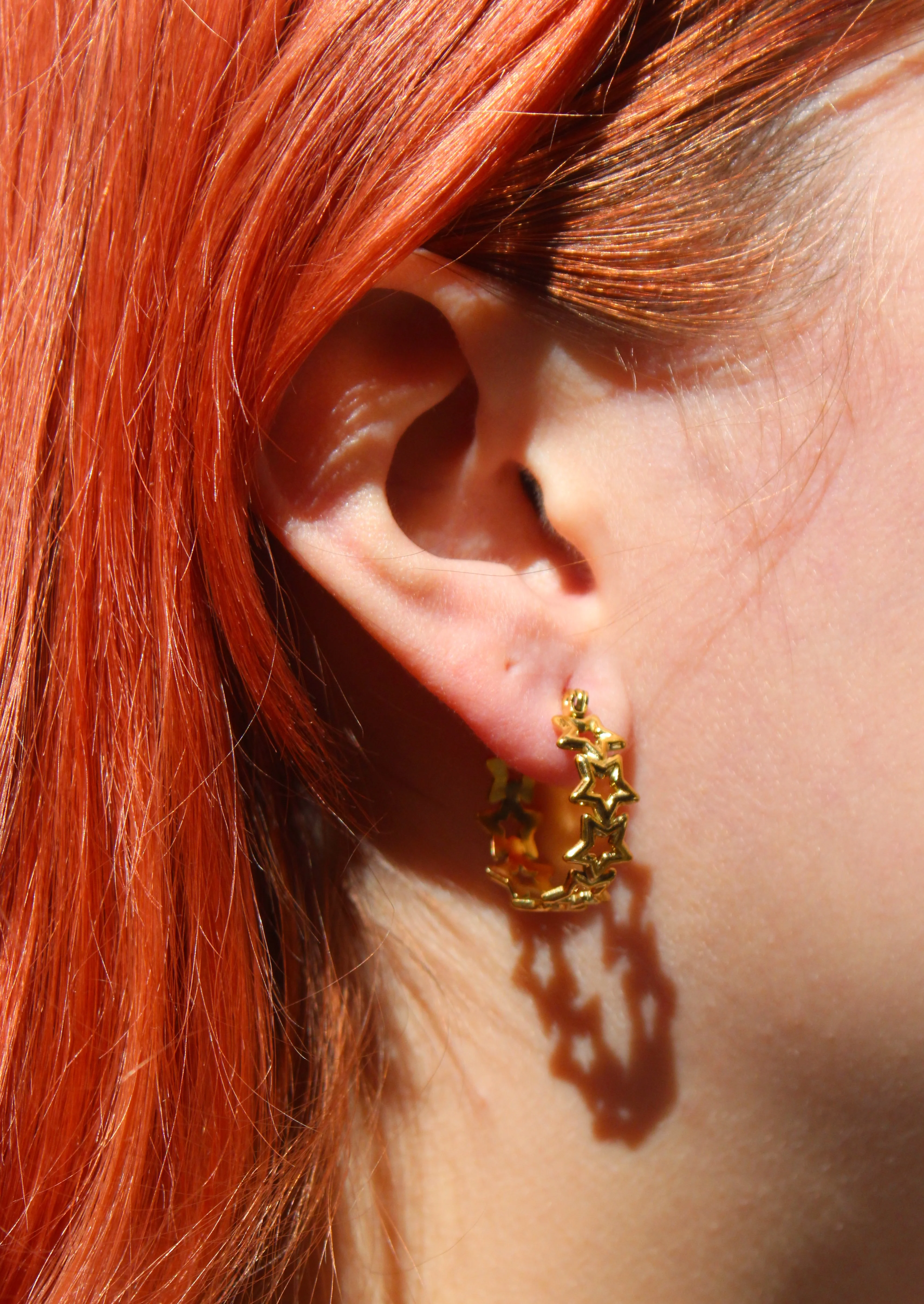 Stardust Hoop Earrings (Gold Plated) - Image 3
