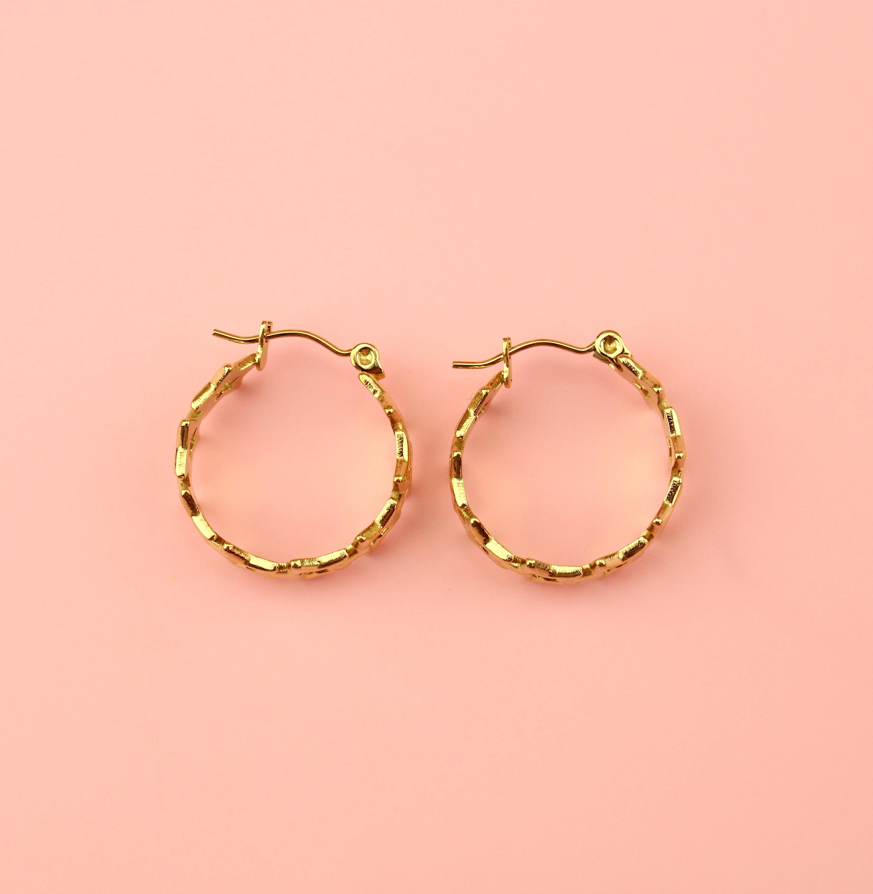 Stardust Hoop Earrings (Gold Plated) - Image 6