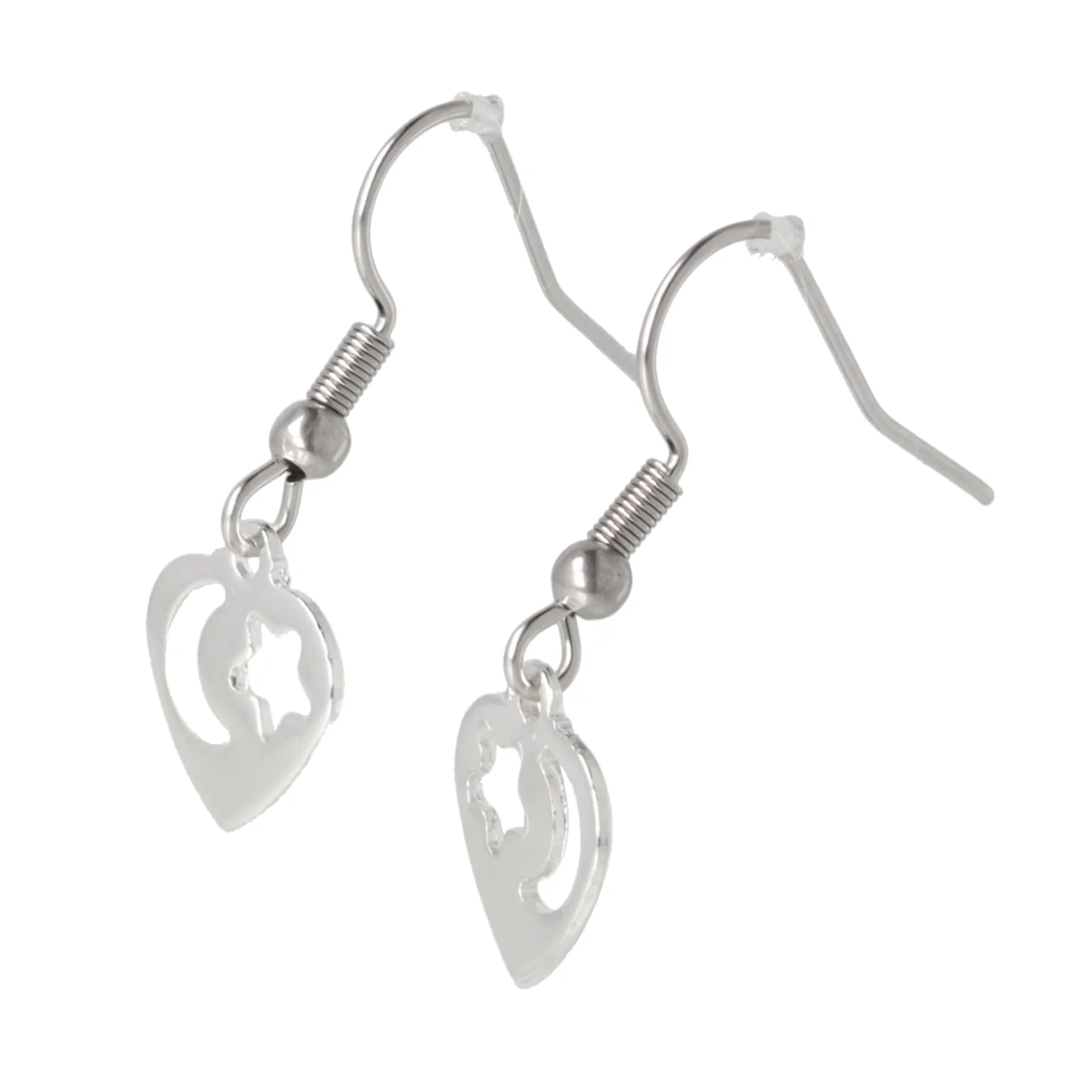 Starry Night Heart Earrings - Image 4