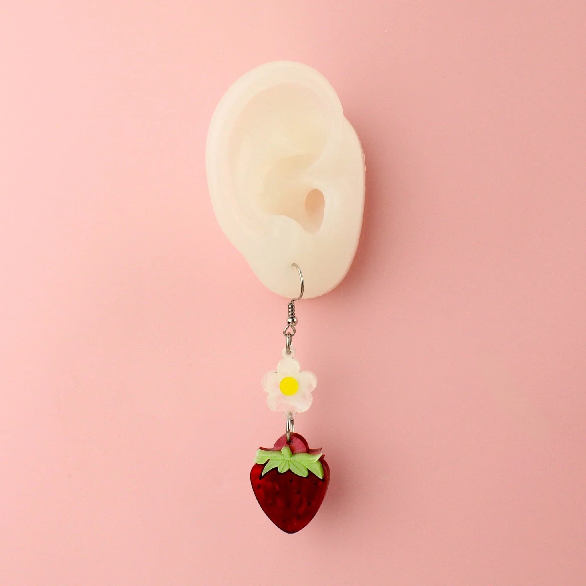 Strawberries On A Summer Evening' Earrings - Image 3