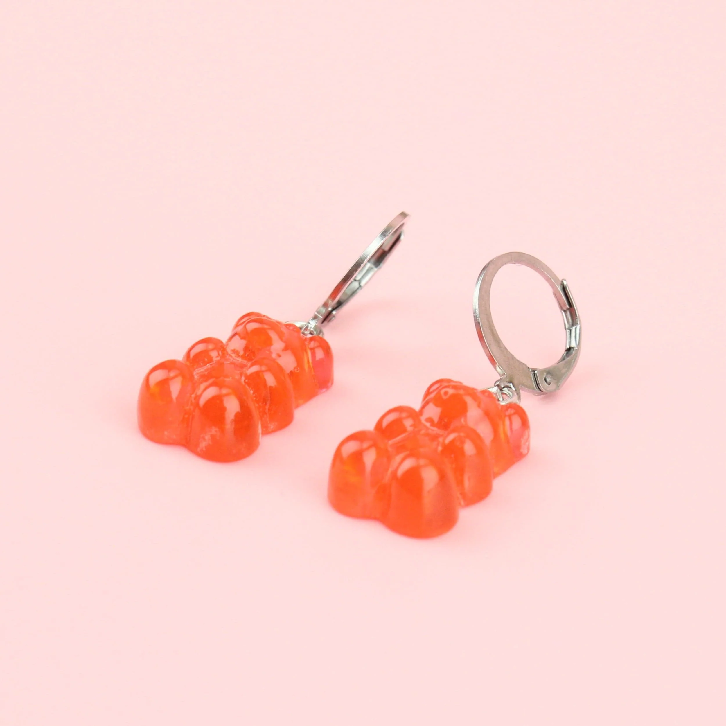 Strawberry Gummy Bear Earrings - Image 3