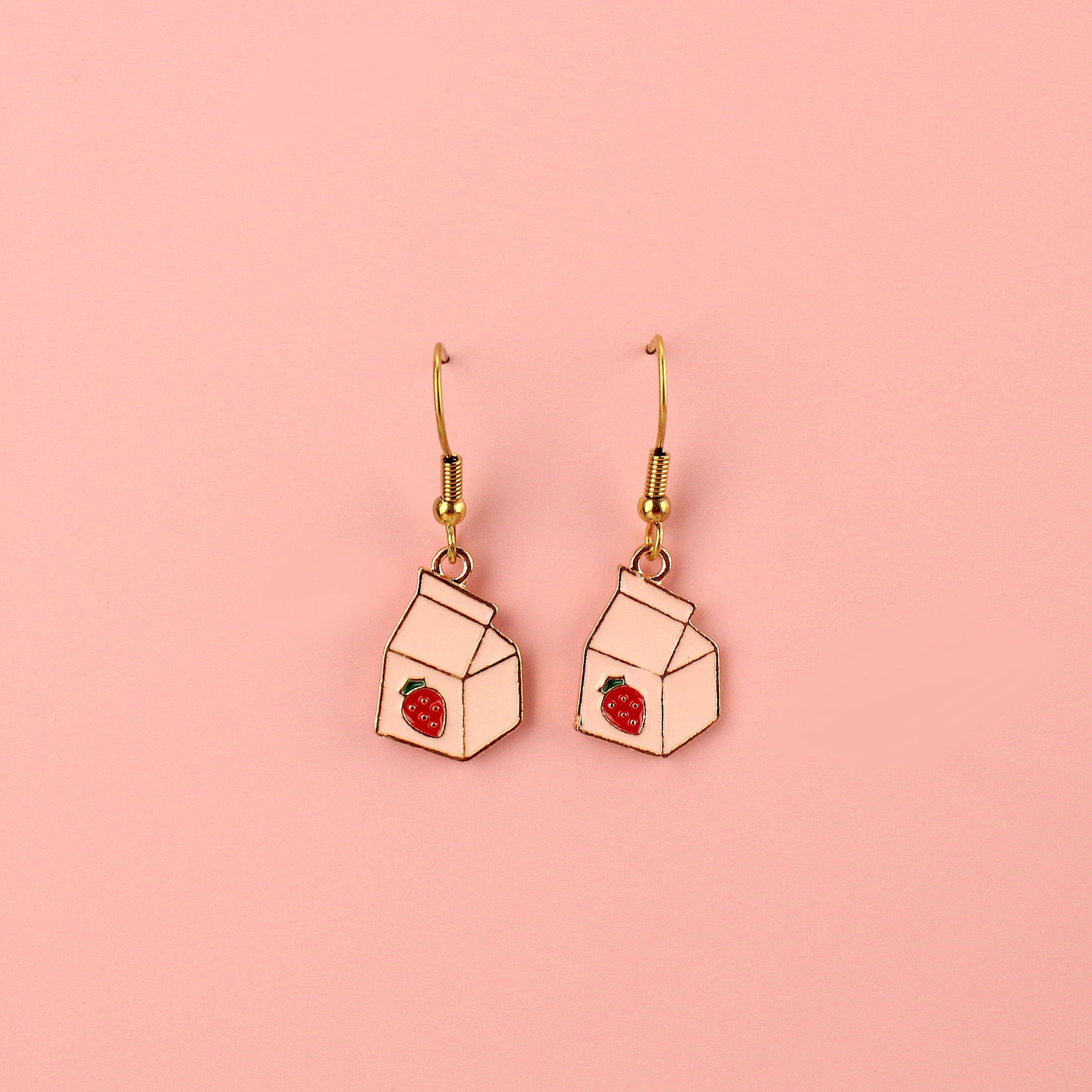 Strawberry Milk Earrings - Image 3