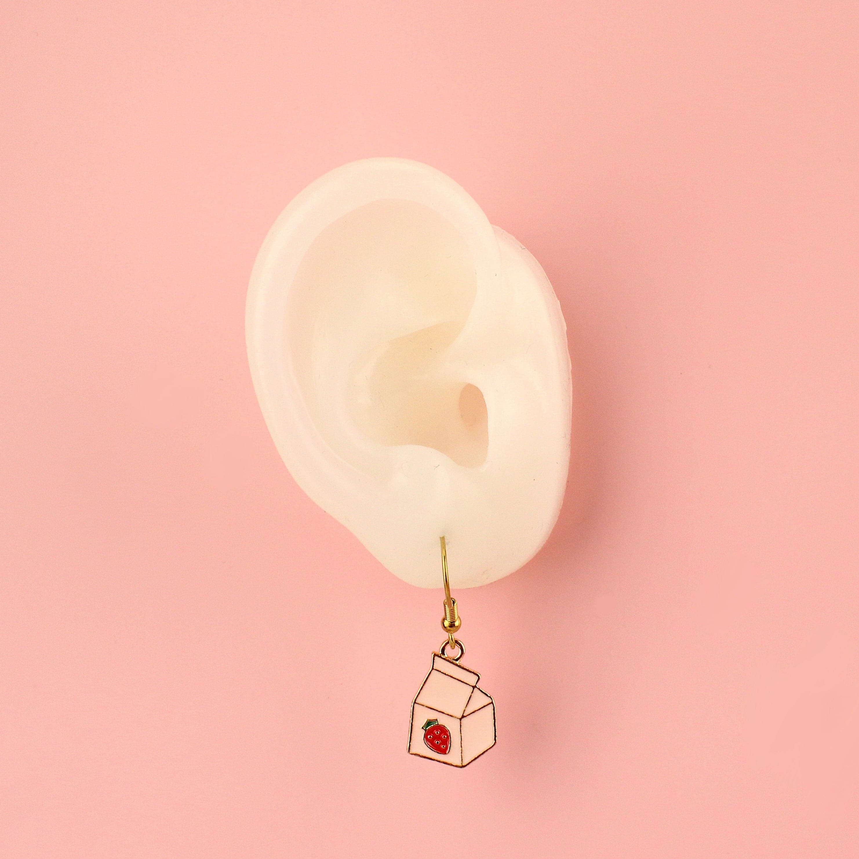 Strawberry Milk Earrings - Image 4