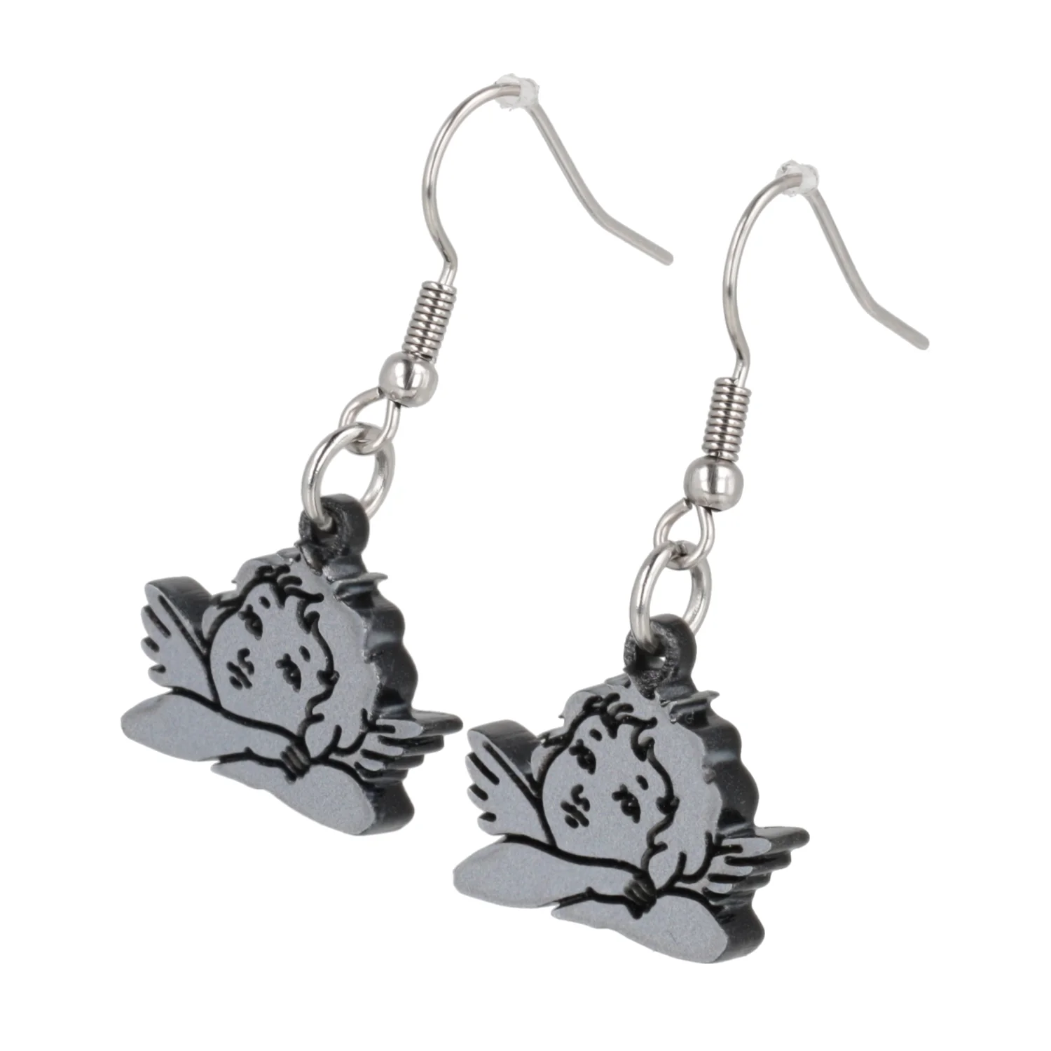 Stupid Cupid Earrings - Silver - Image 9