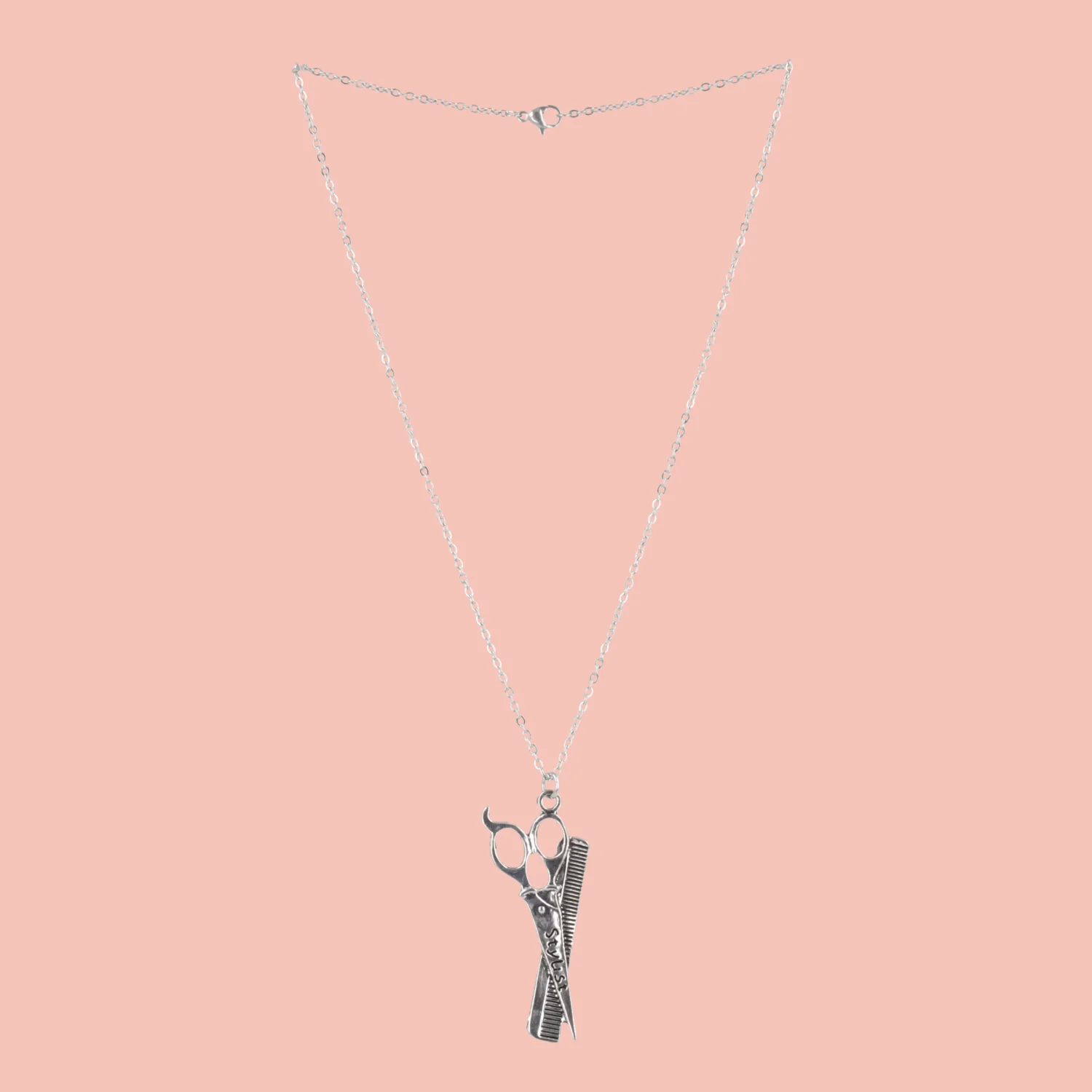 Stylist Scissor & Comb Necklace - Image 2