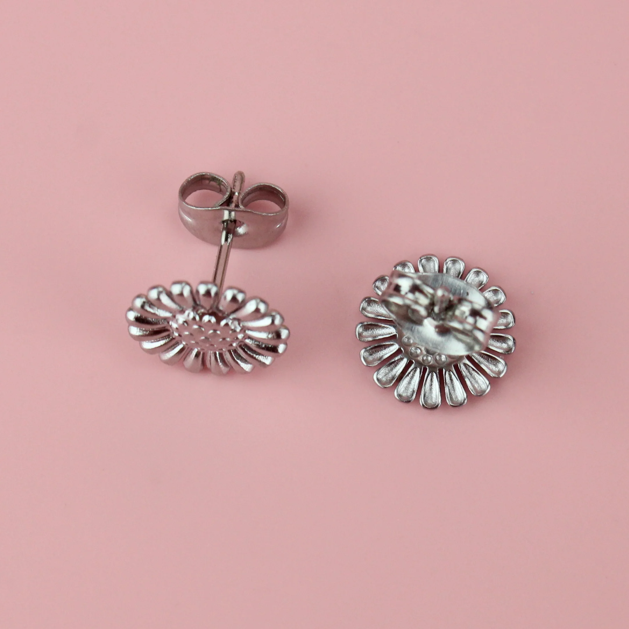 Sunflower Stud Earrings - Image 4
