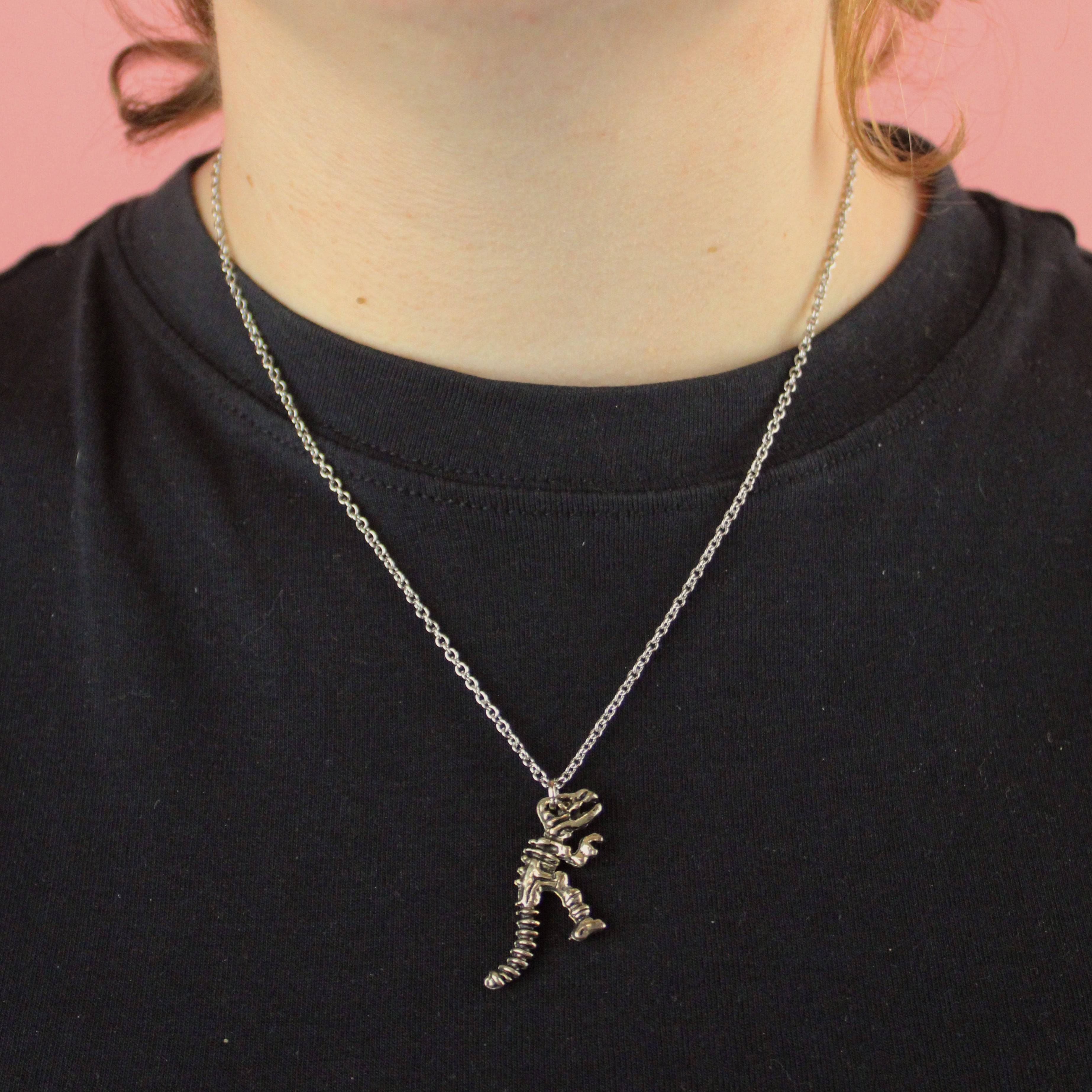 T-Rex Dinosaur Skeleton Necklace - Image 4