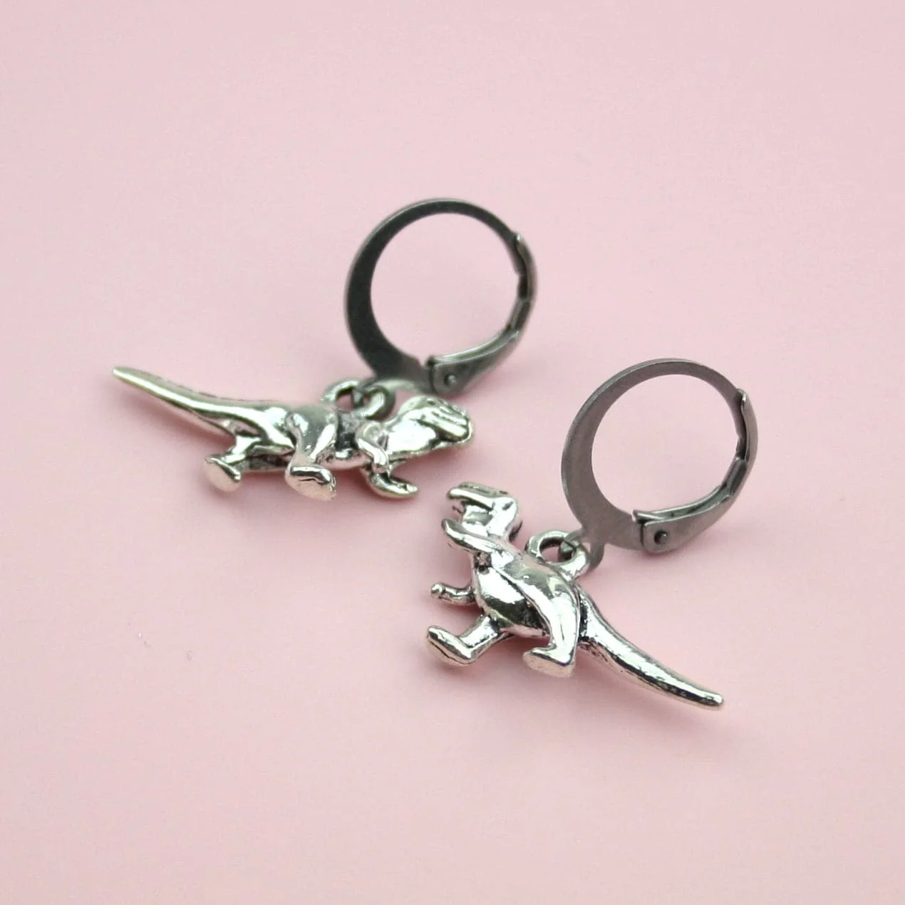 T-Rex Hoop Earrings - Image 3
