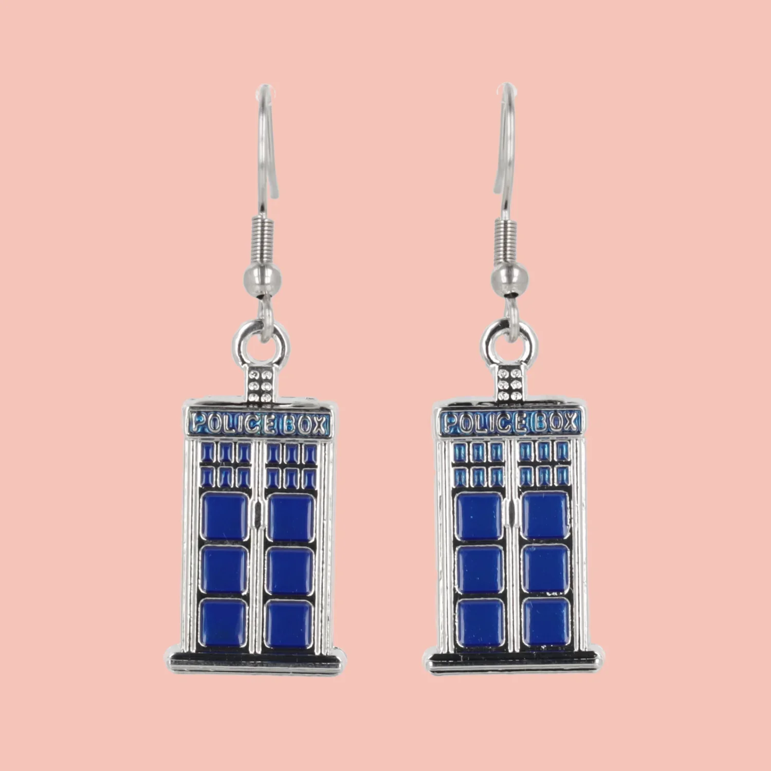 Tardis Earrings And Necklace Gift Set - Image 6