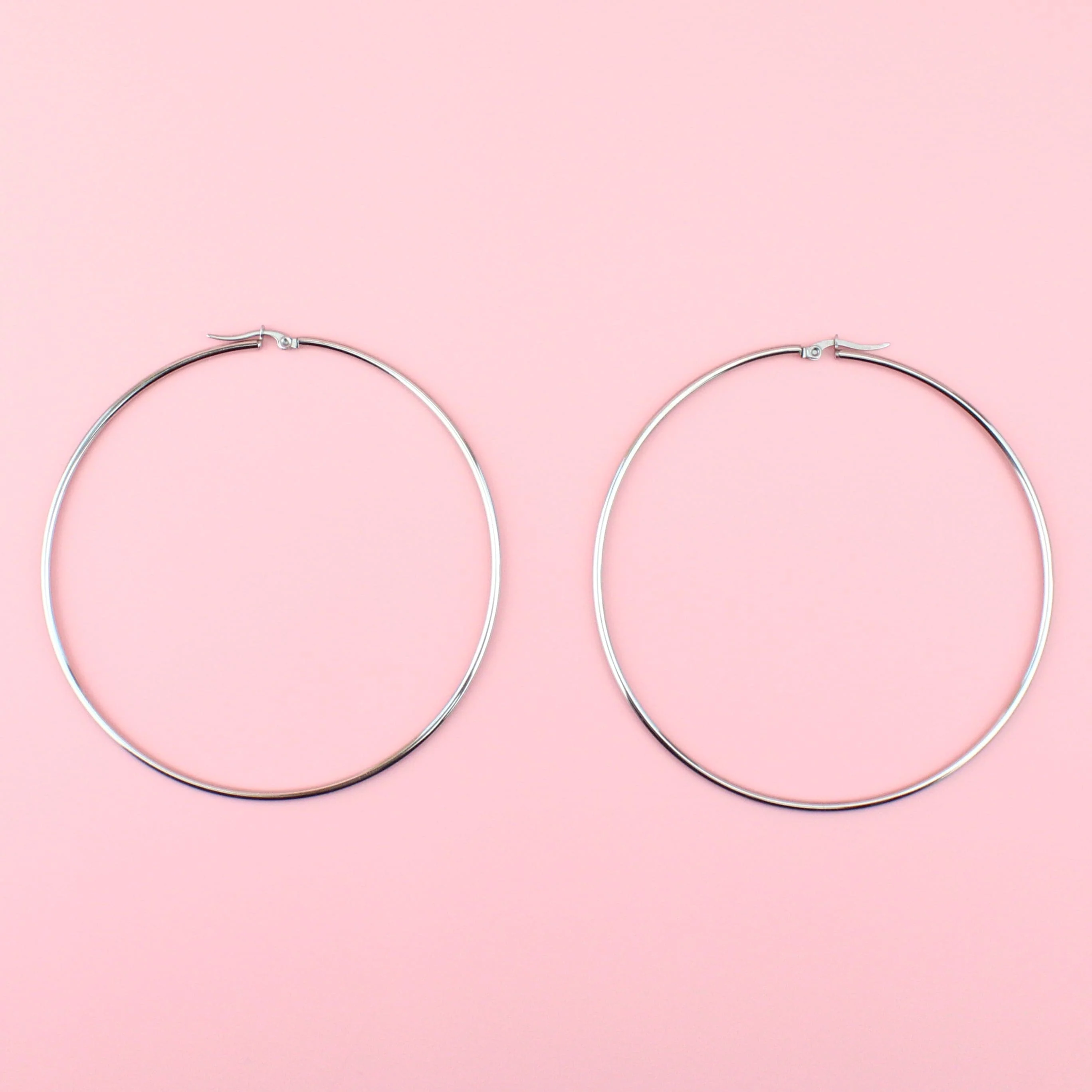 The Bigger The Hoop Earrings (85mm)