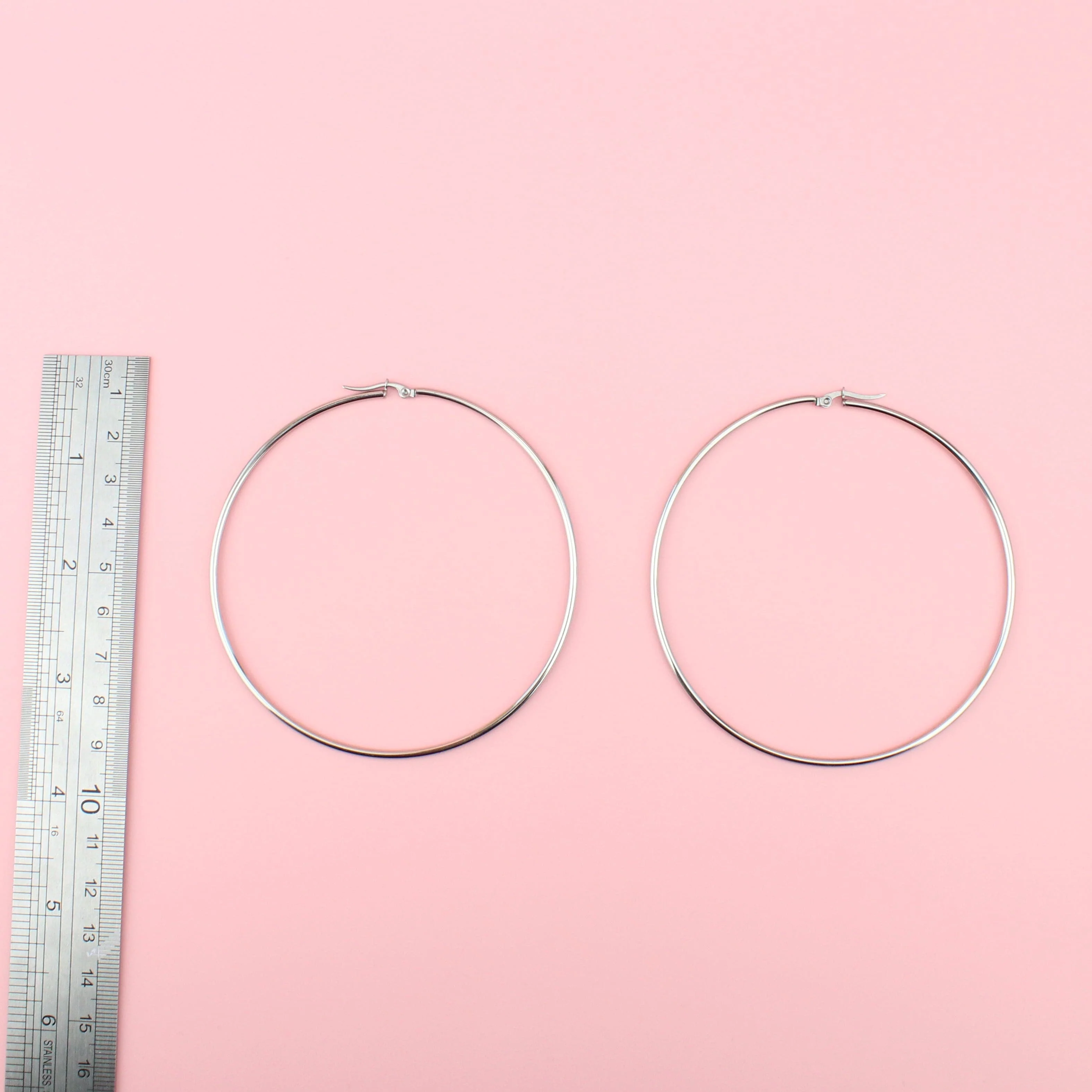 The Bigger The Hoop Earrings (85mm) - Image 3