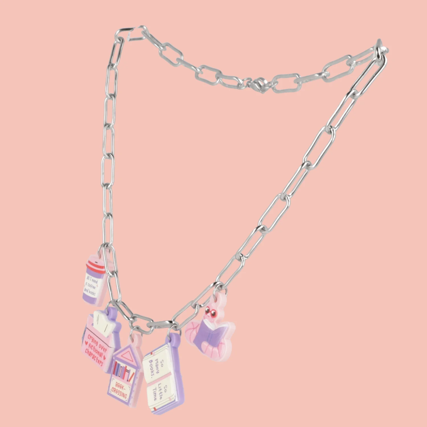 The Book Club Charm Necklace - Image 5