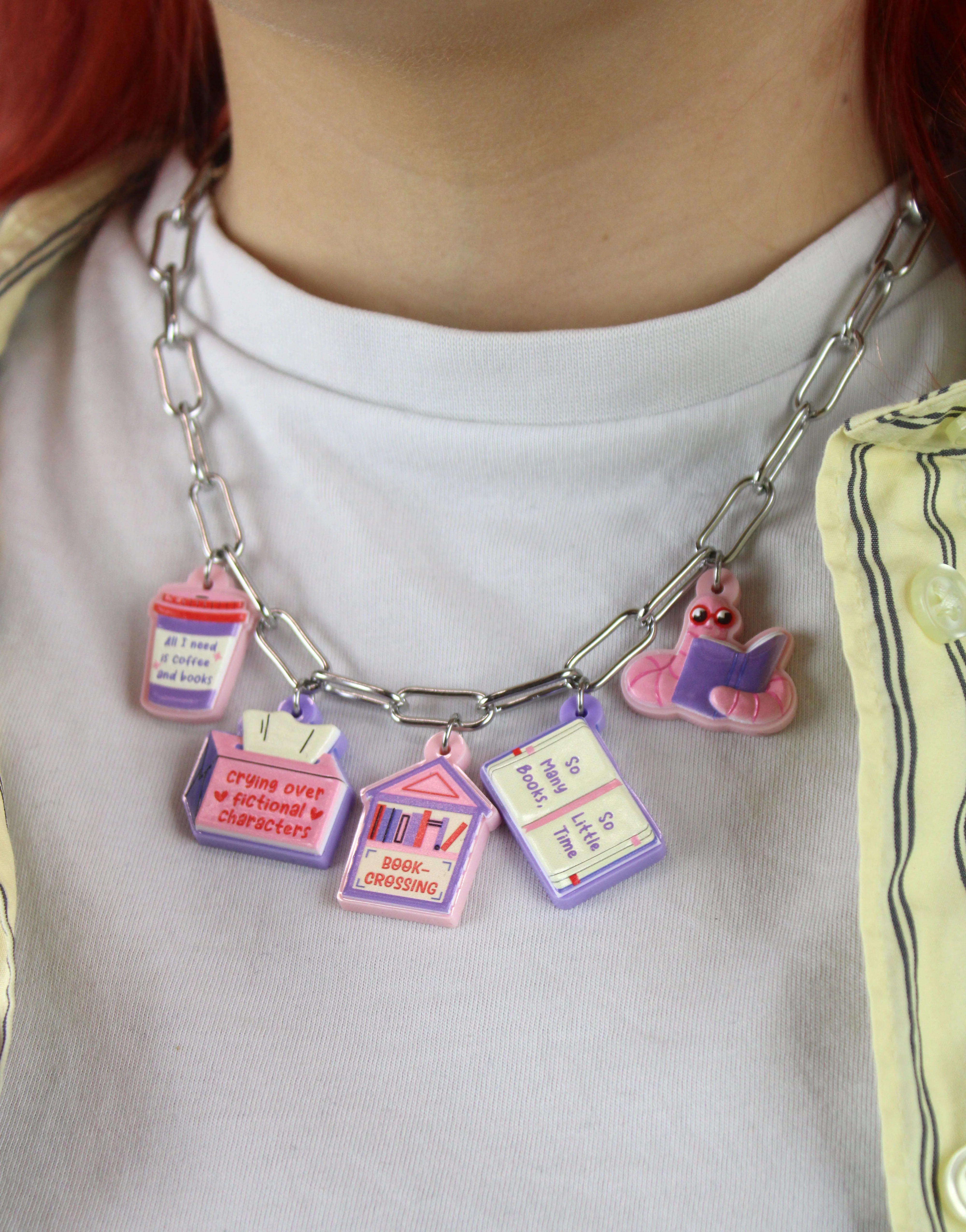 The Book Club Charm Necklace - Image 6