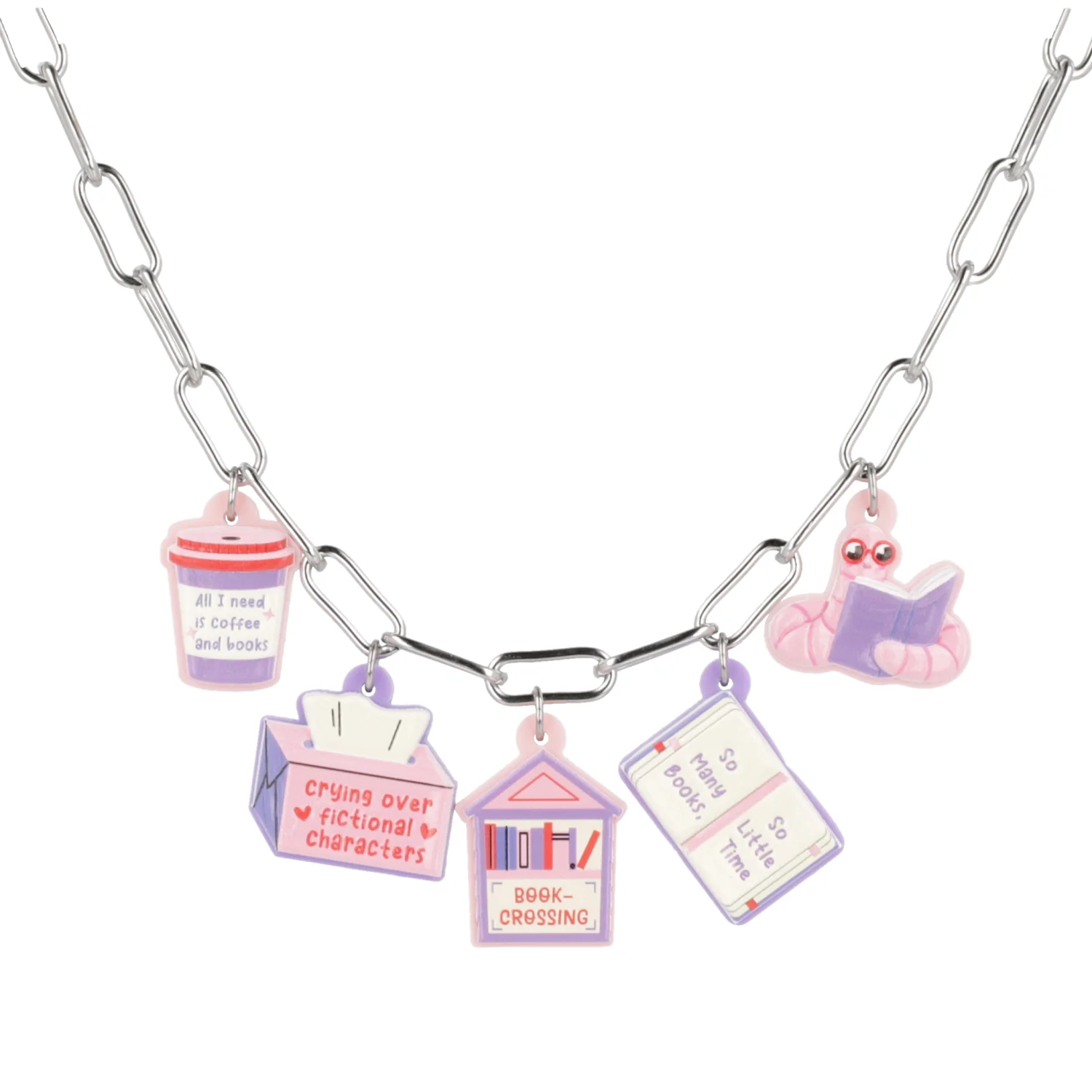 The Book Club Charm Necklace - Image 7