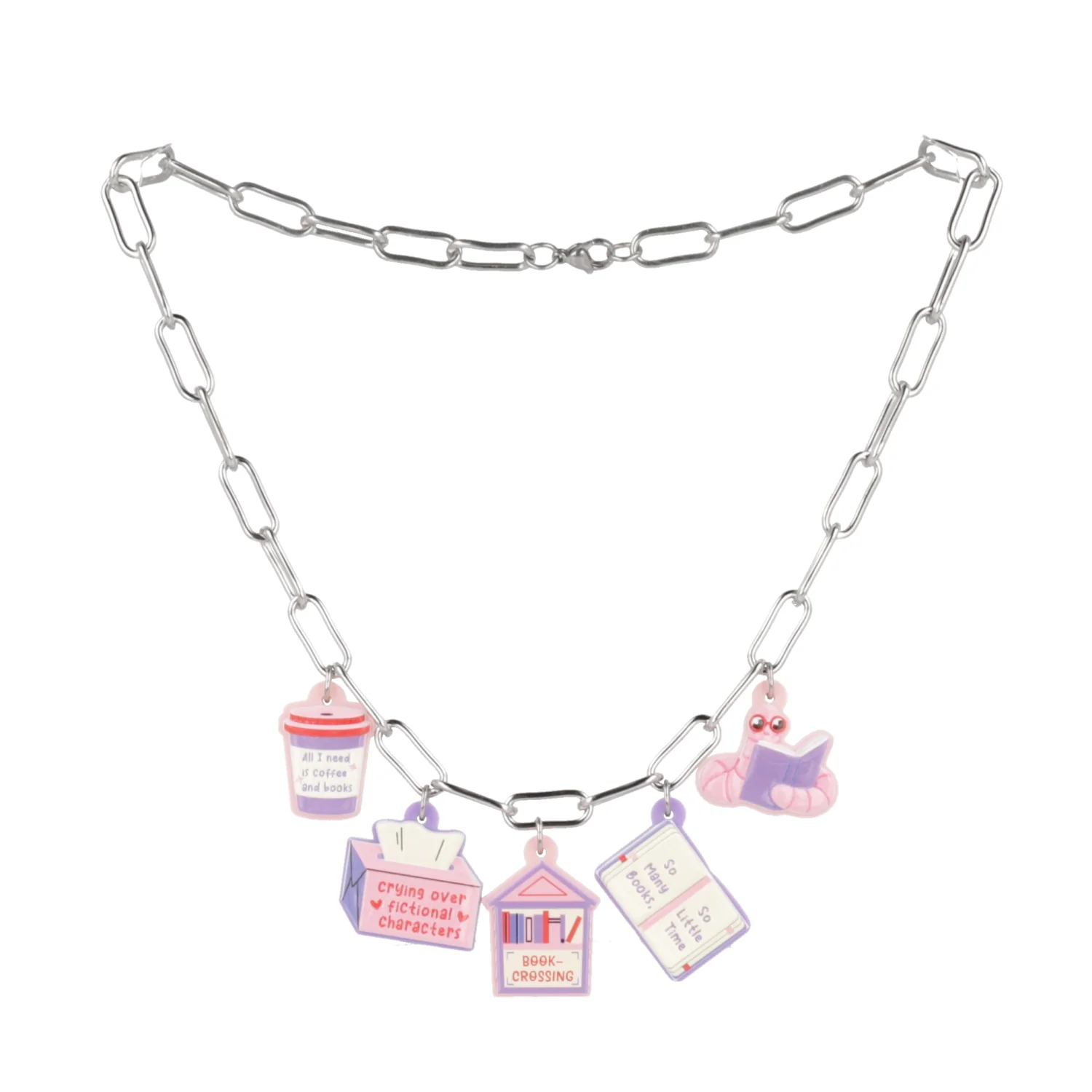 The Book Club Charm Necklace - Image 8
