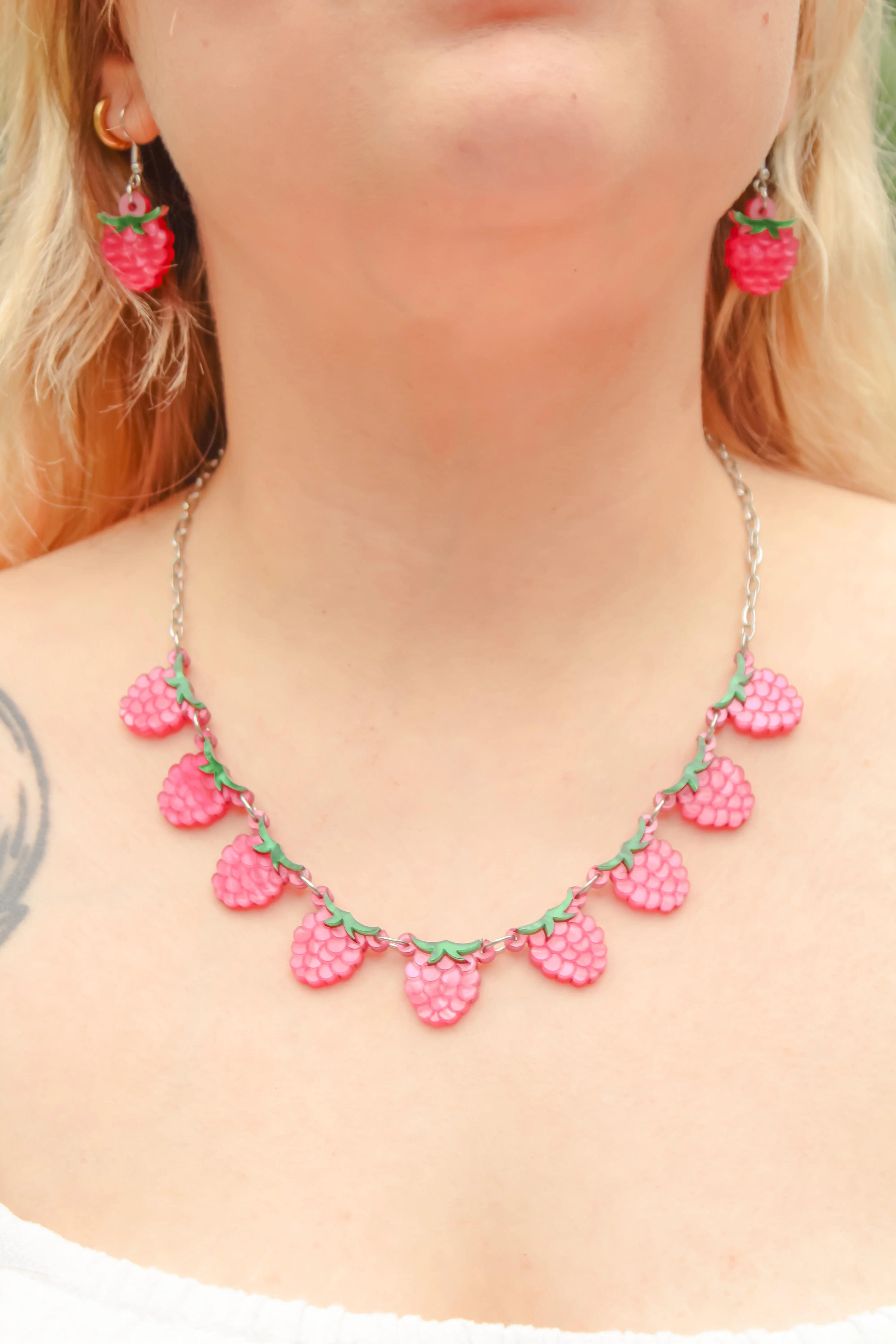 The Punnet Necklace - Raspberries - Image 2