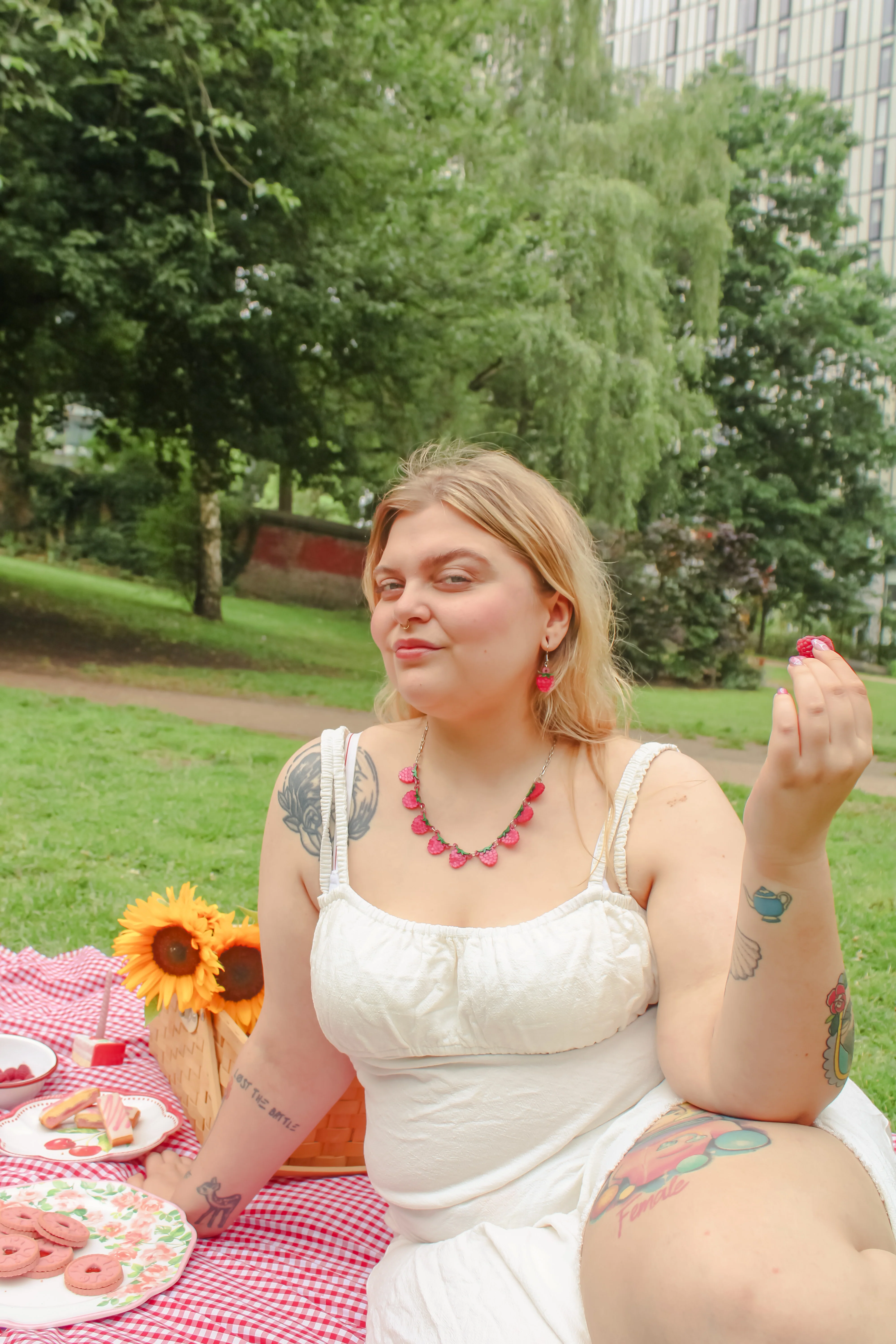 The Punnet Necklace - Raspberries - Image 4