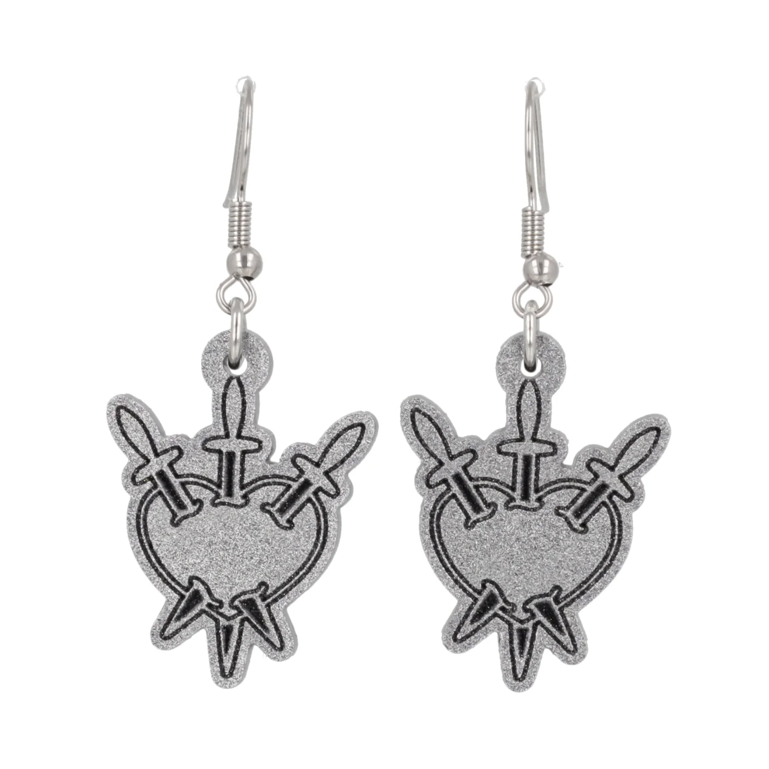 Three of Swords Earrings - Image 5