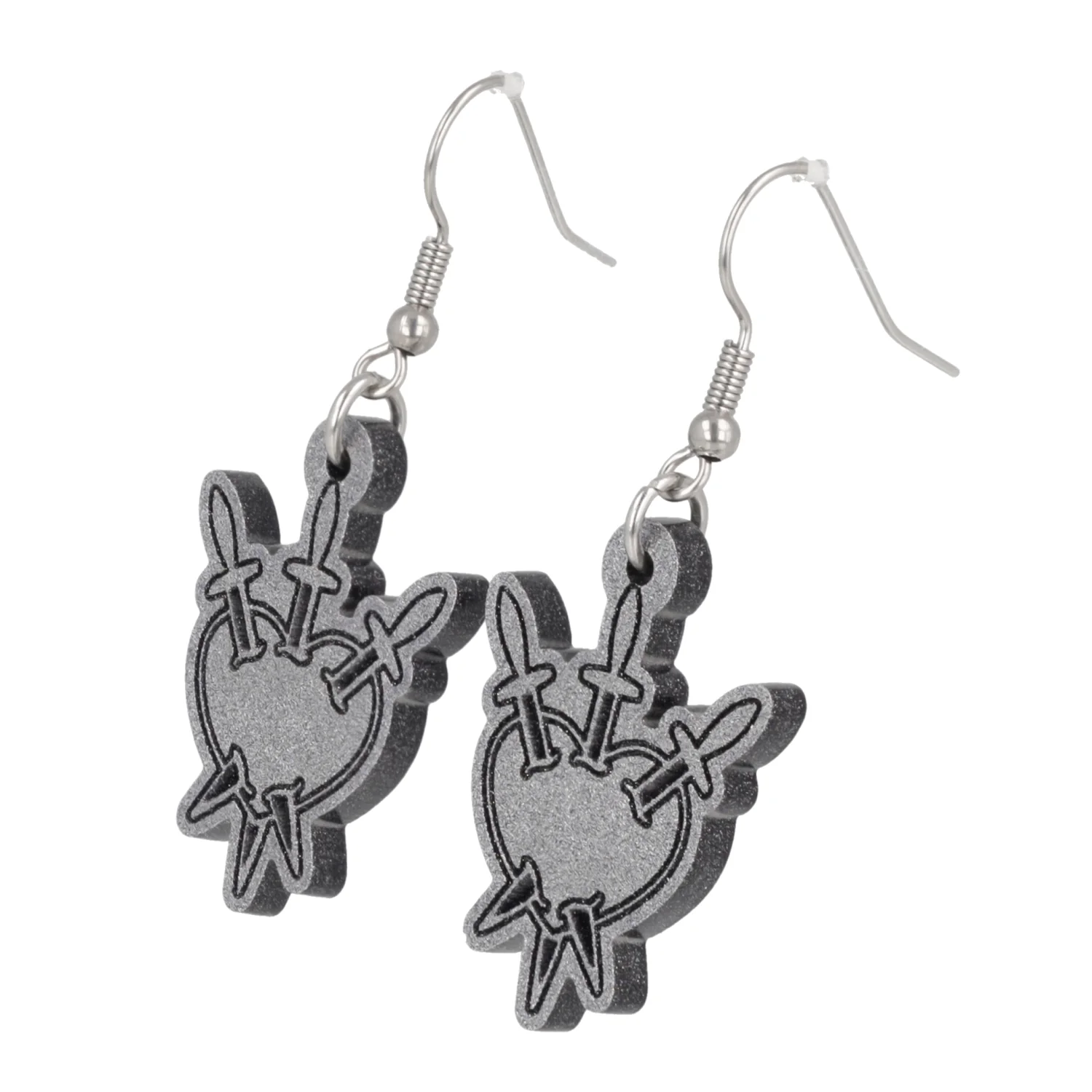 Three of Swords Earrings - Image 6