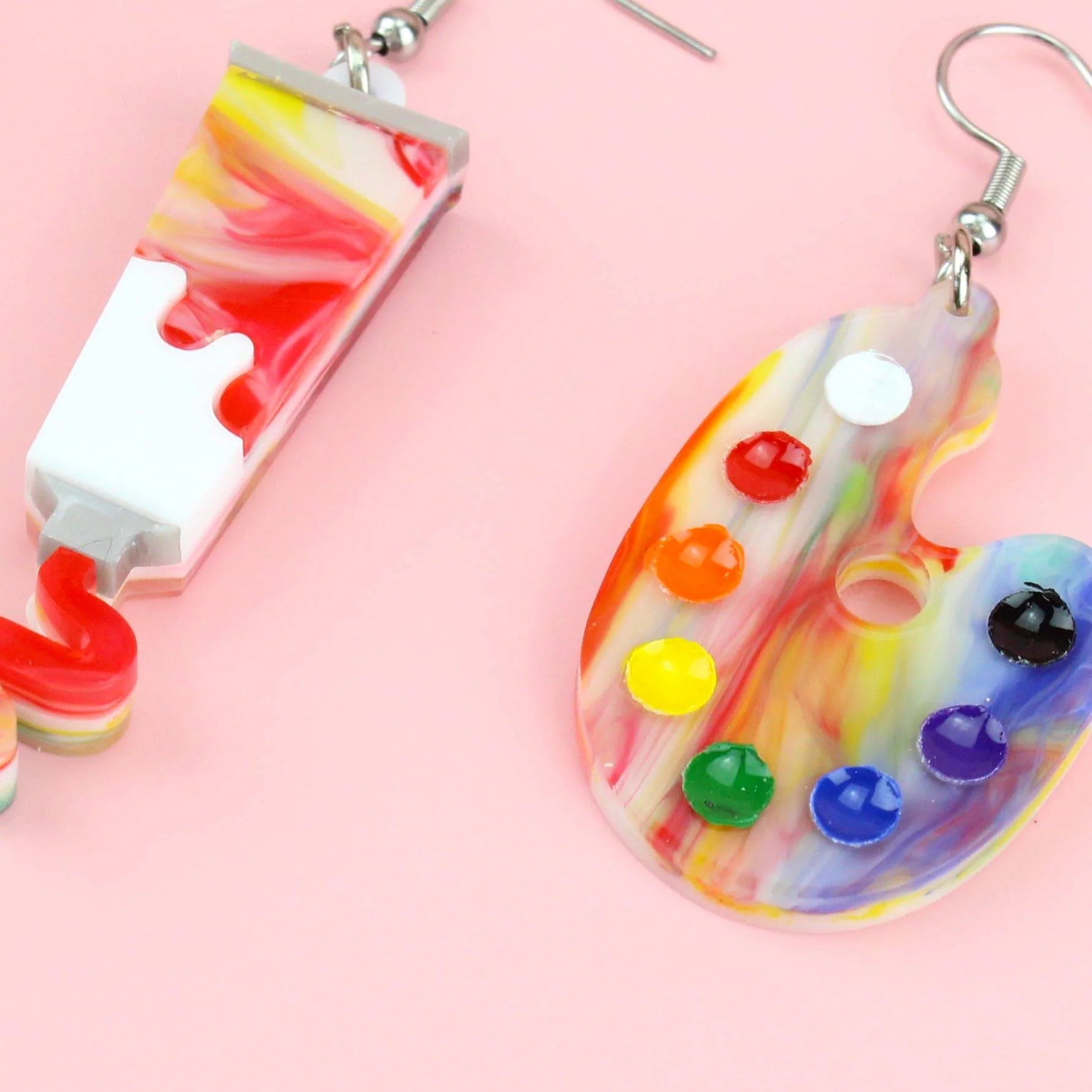 This Is An Art Earrings Set! - Image 3