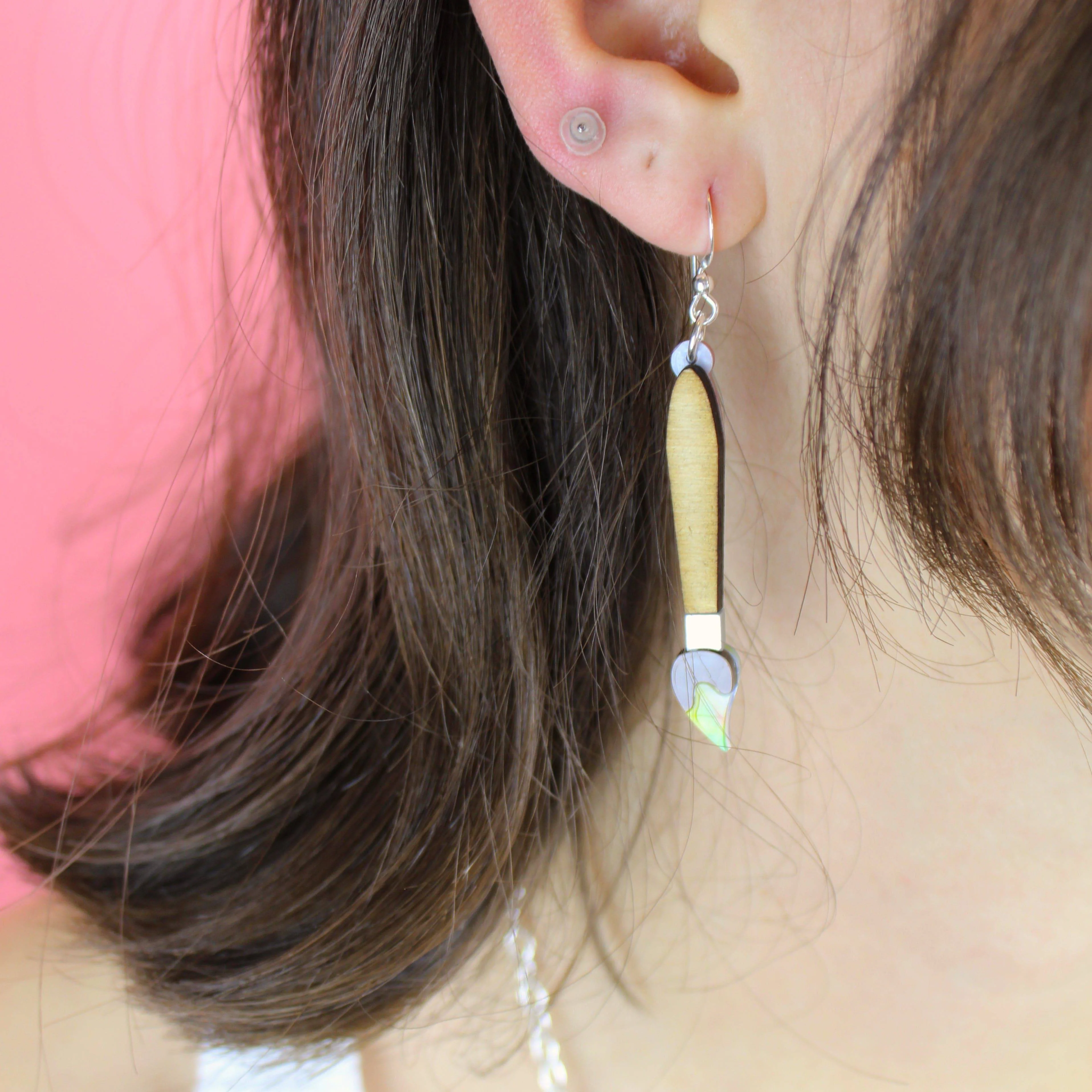 This Is An Art Earrings Set! - Image 5