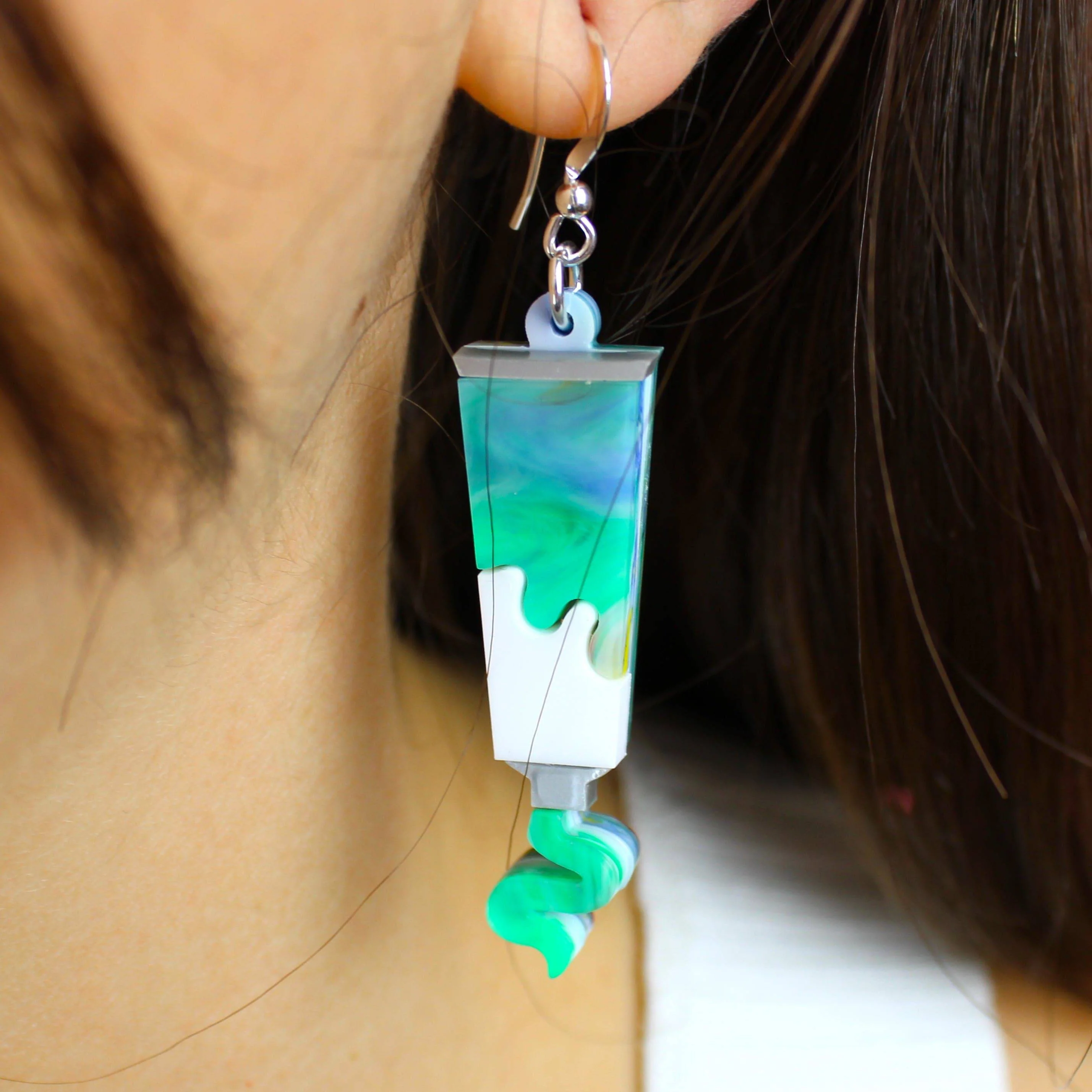 This Is An Art Earrings Set! - Image 6