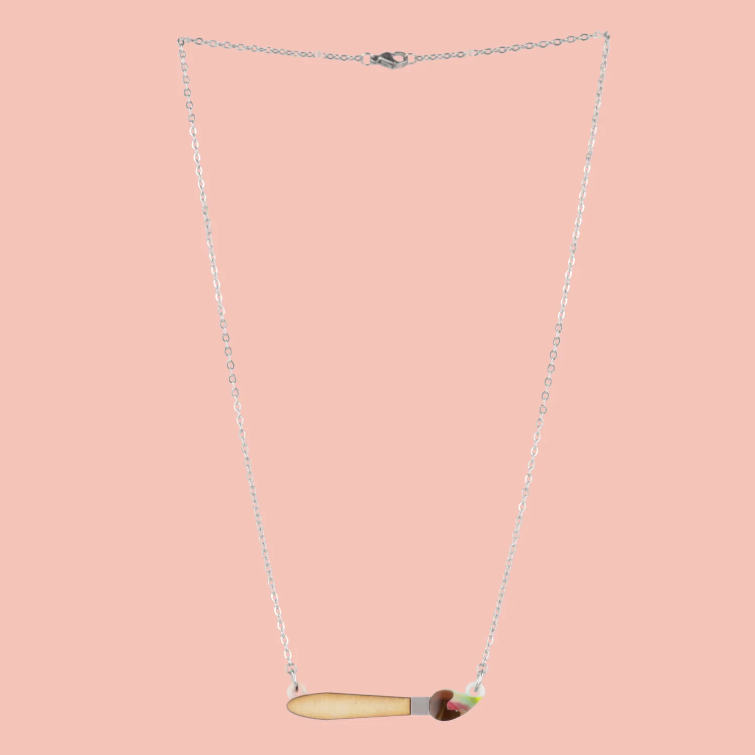 This Is An Art Paint Brush Necklace - Image 3