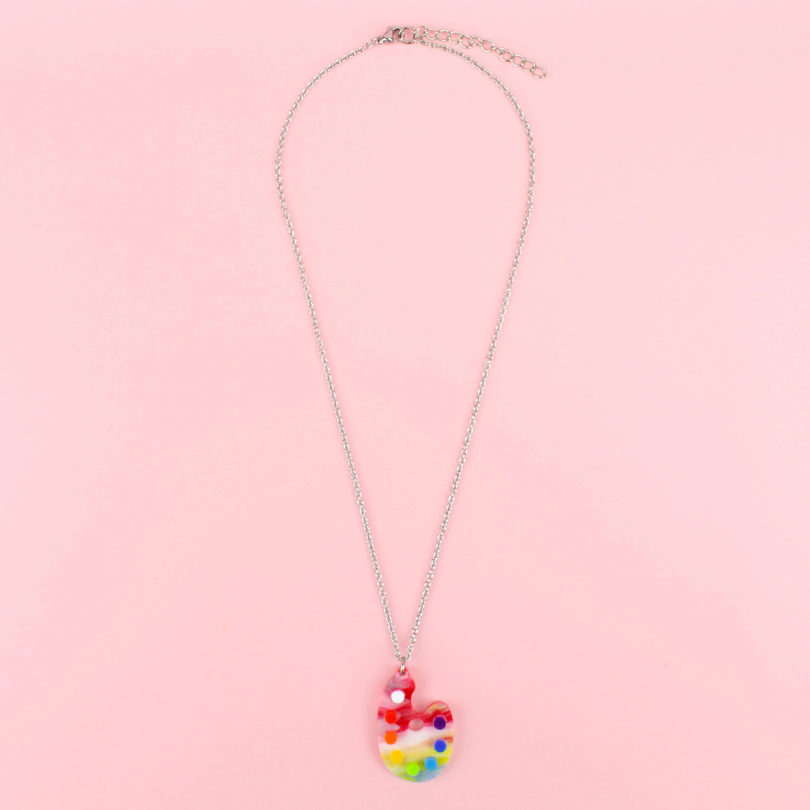 This Is An Art Palette Necklace - Image 4