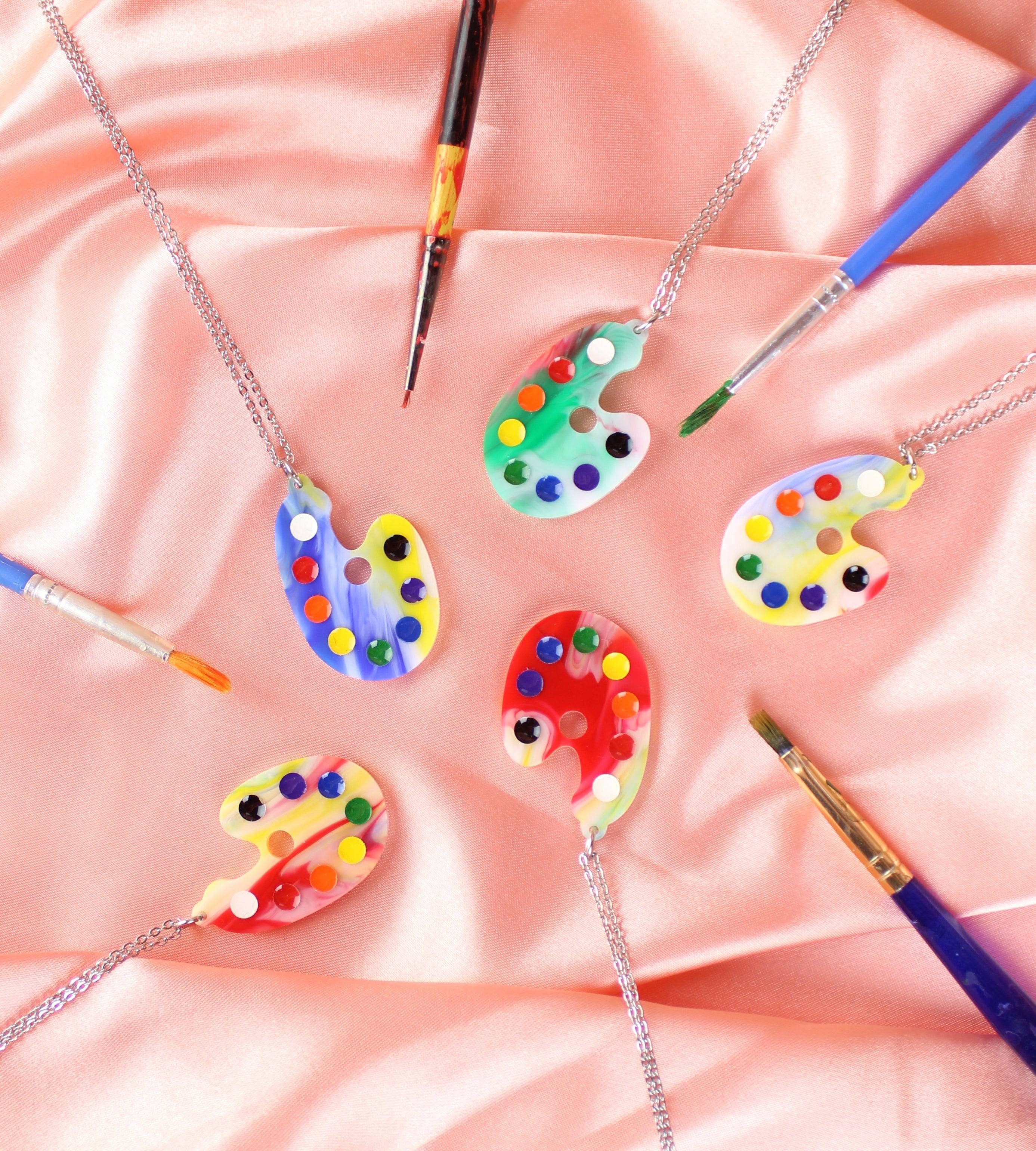 This Is An Art Palette Necklace - Image 5