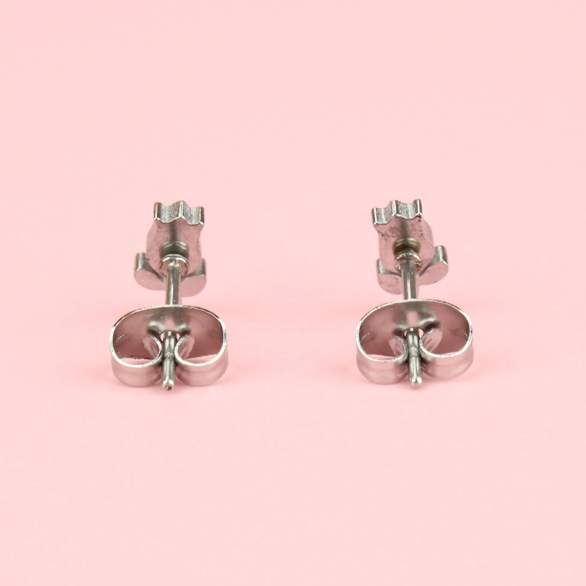 Tiny Tulip Stud Earrings - Image 4