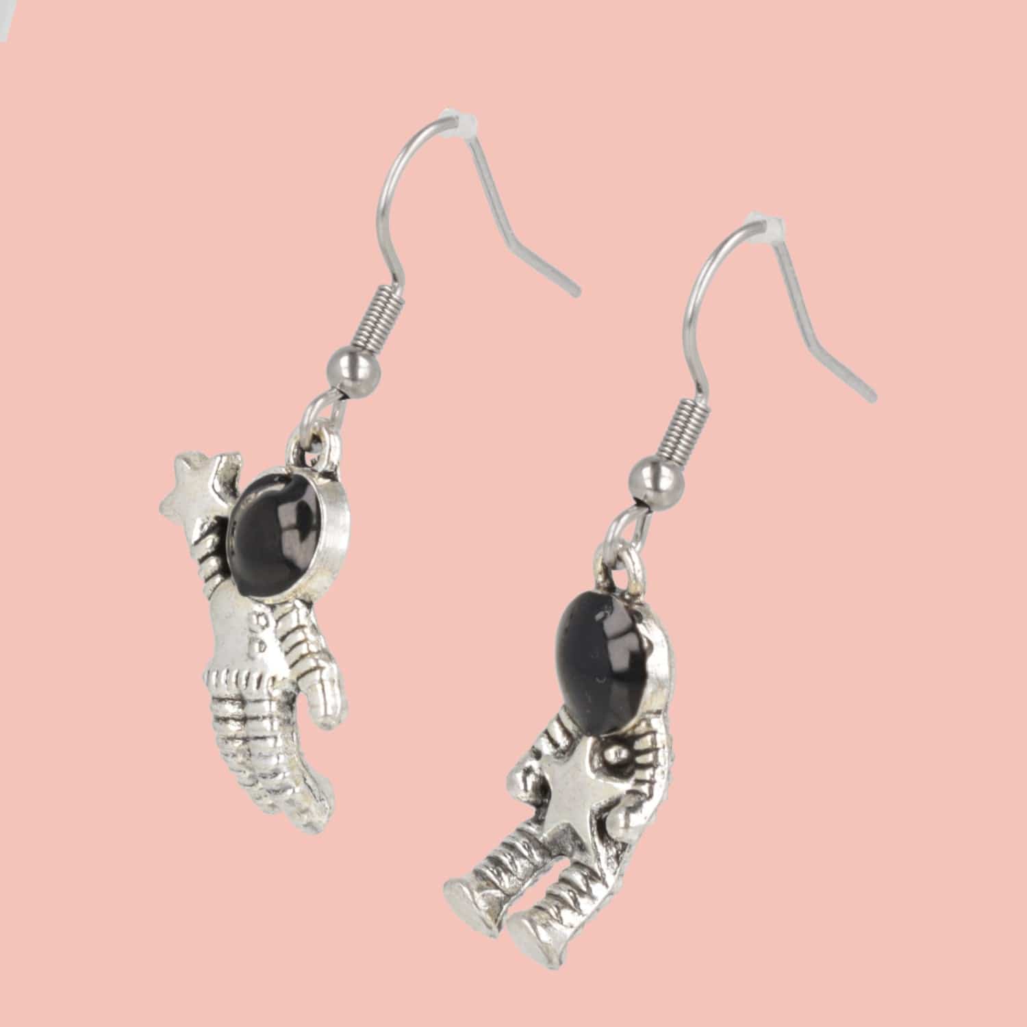 To Infinity Astronaut Earrings - Image 3