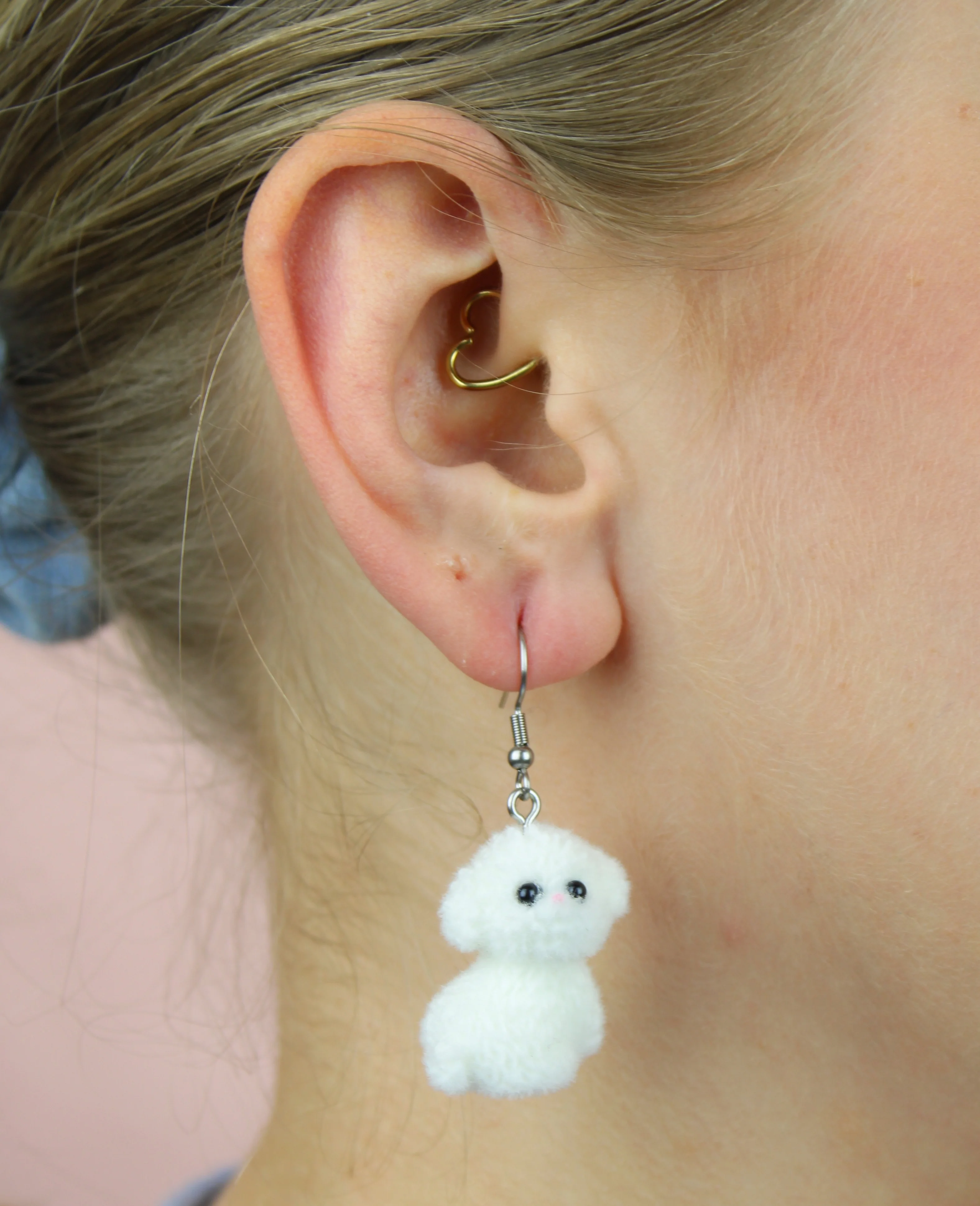 Totally Bichon Earrings - Image 2