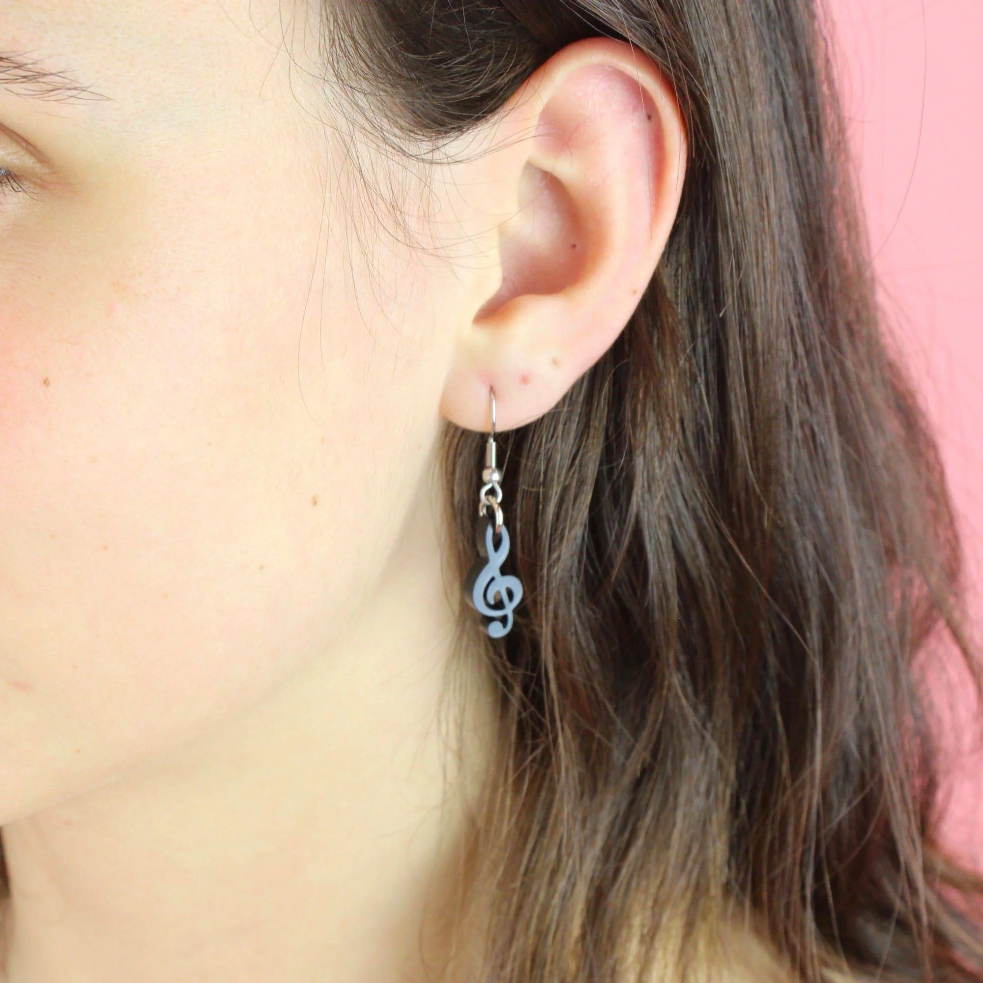 Treble Clef Earrings - Image 2