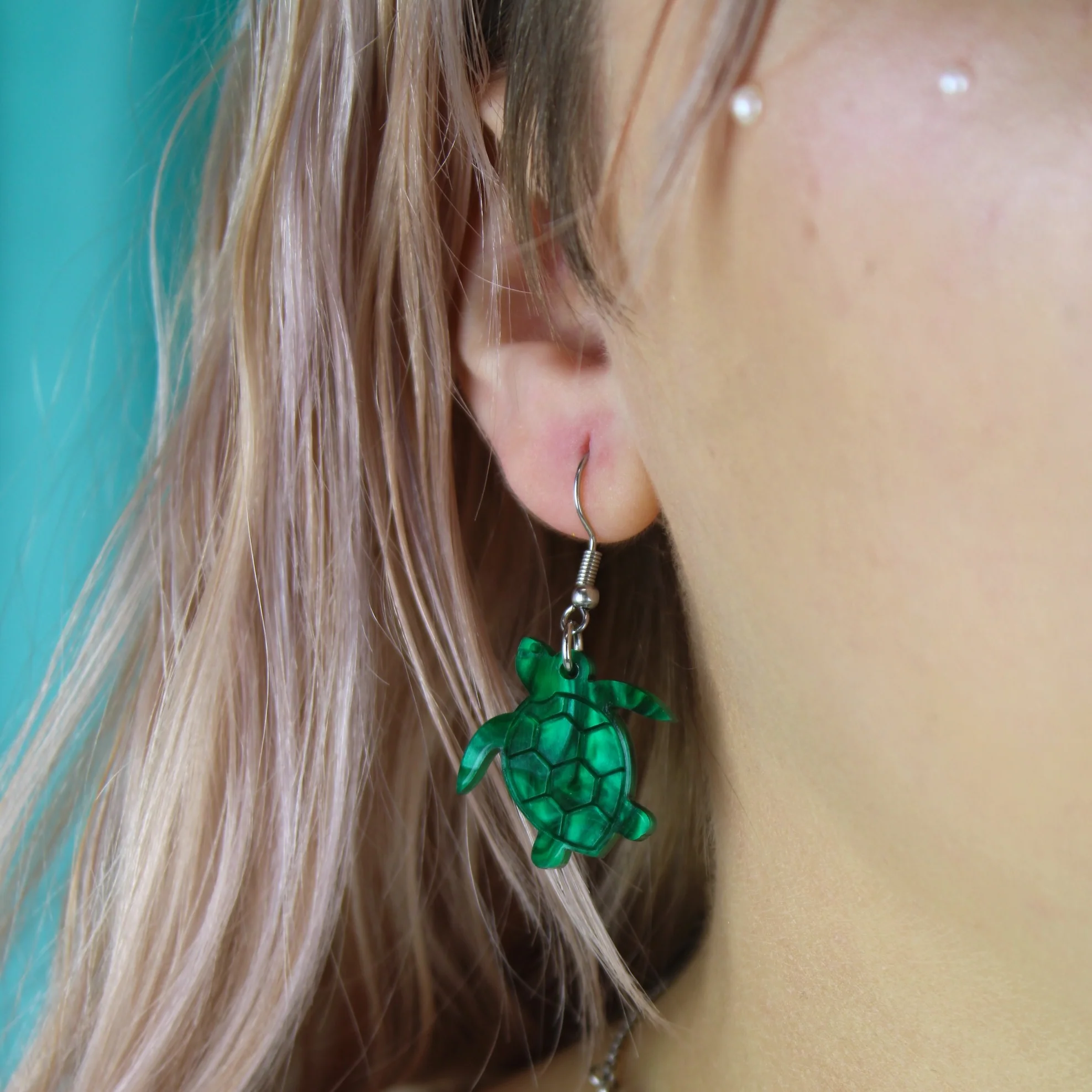 Turtle-y Awesome Earrings - Image 2