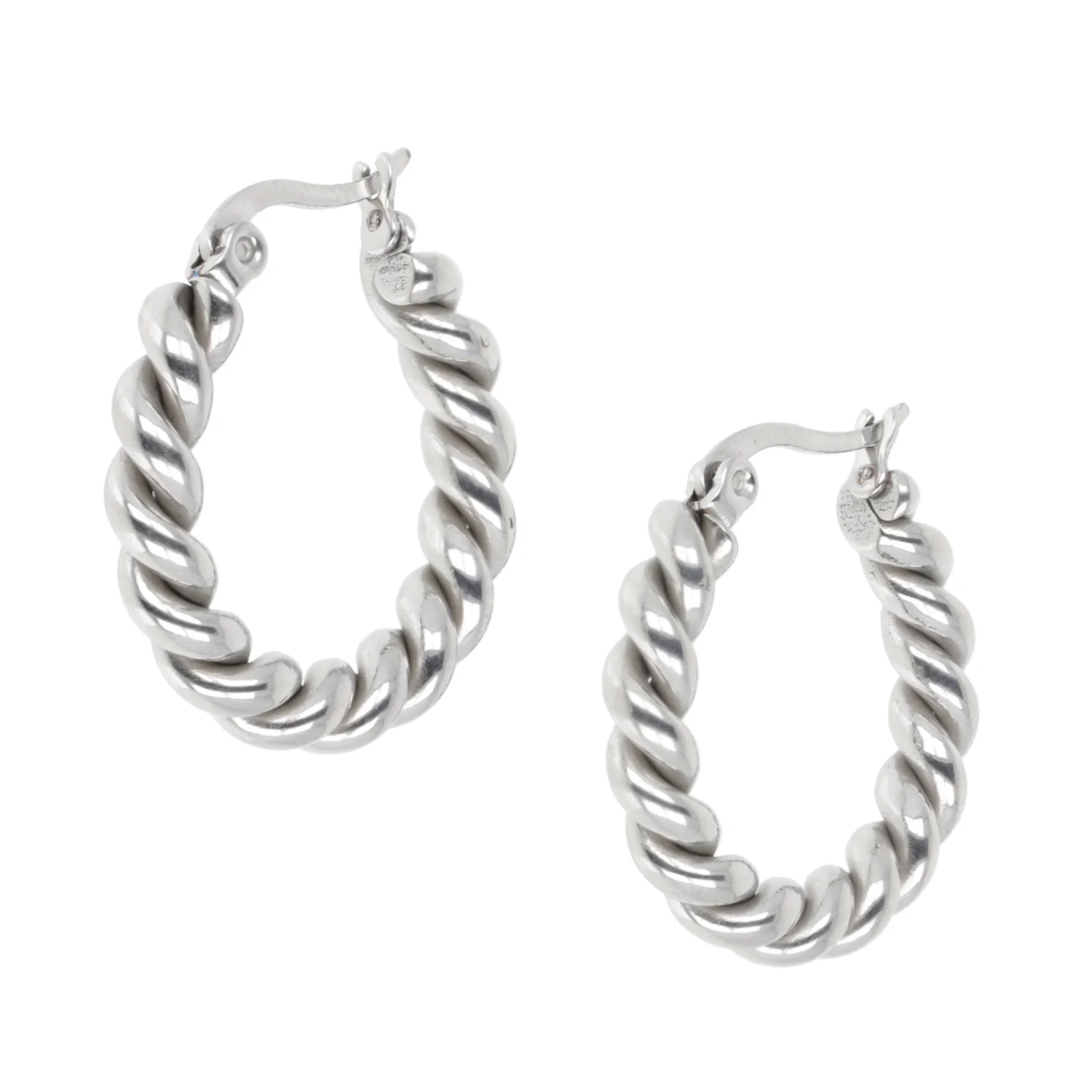 Twist and Shout Hoop Earrings - Image 4