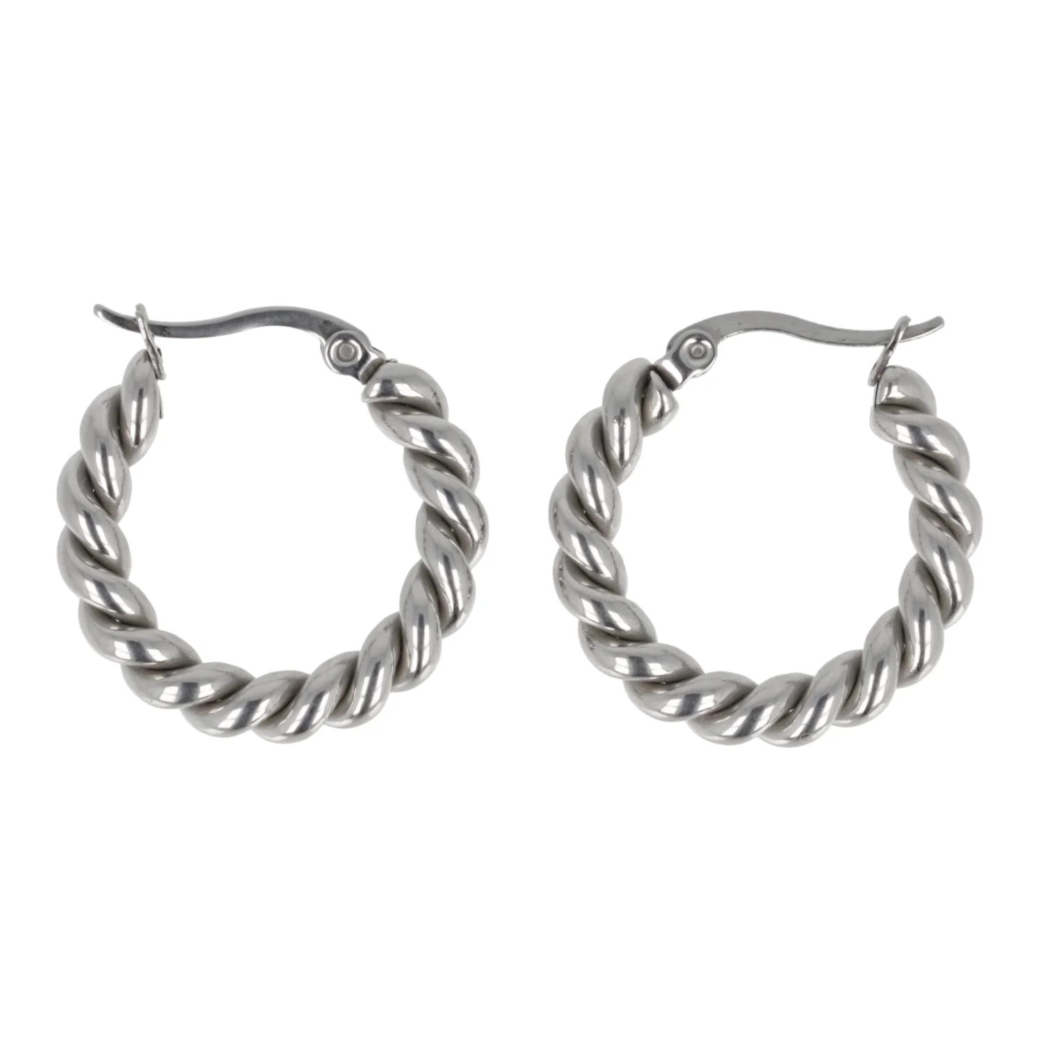 Twist and Shout Hoop Earrings - Image 5