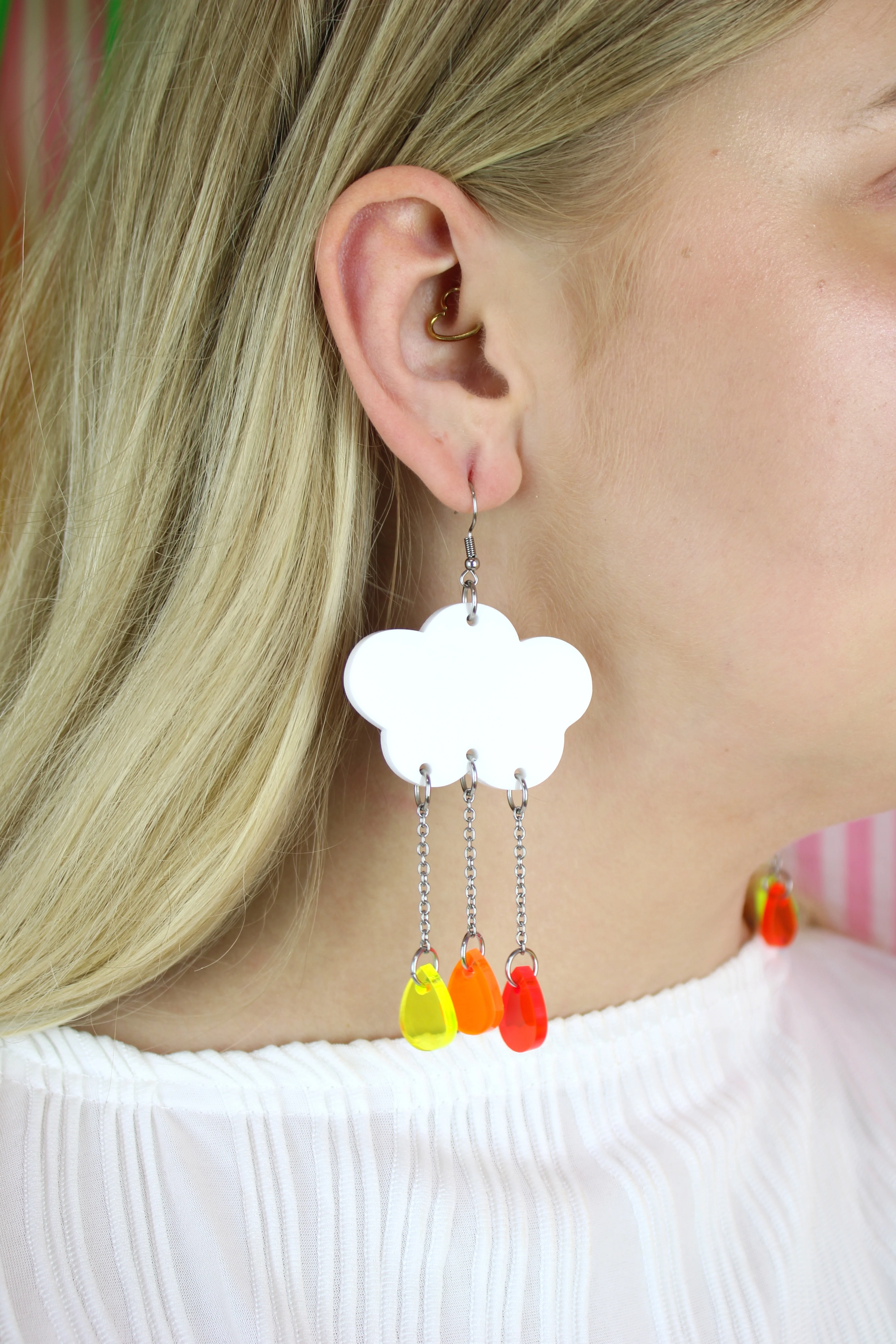 UV Acid Rain Earrings - Image 4