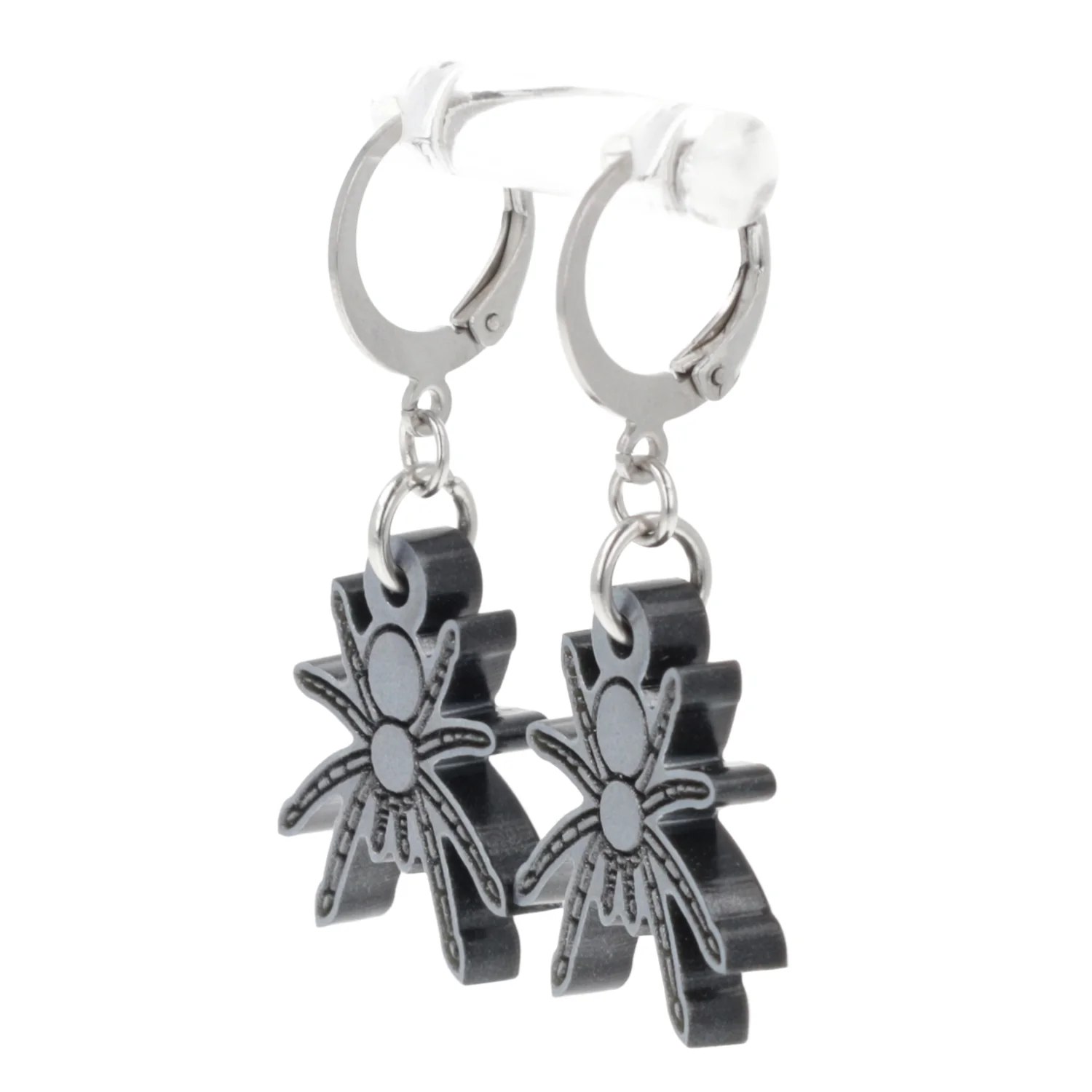 Web Developer Spider Huggie Hoop Earrings - Image 5