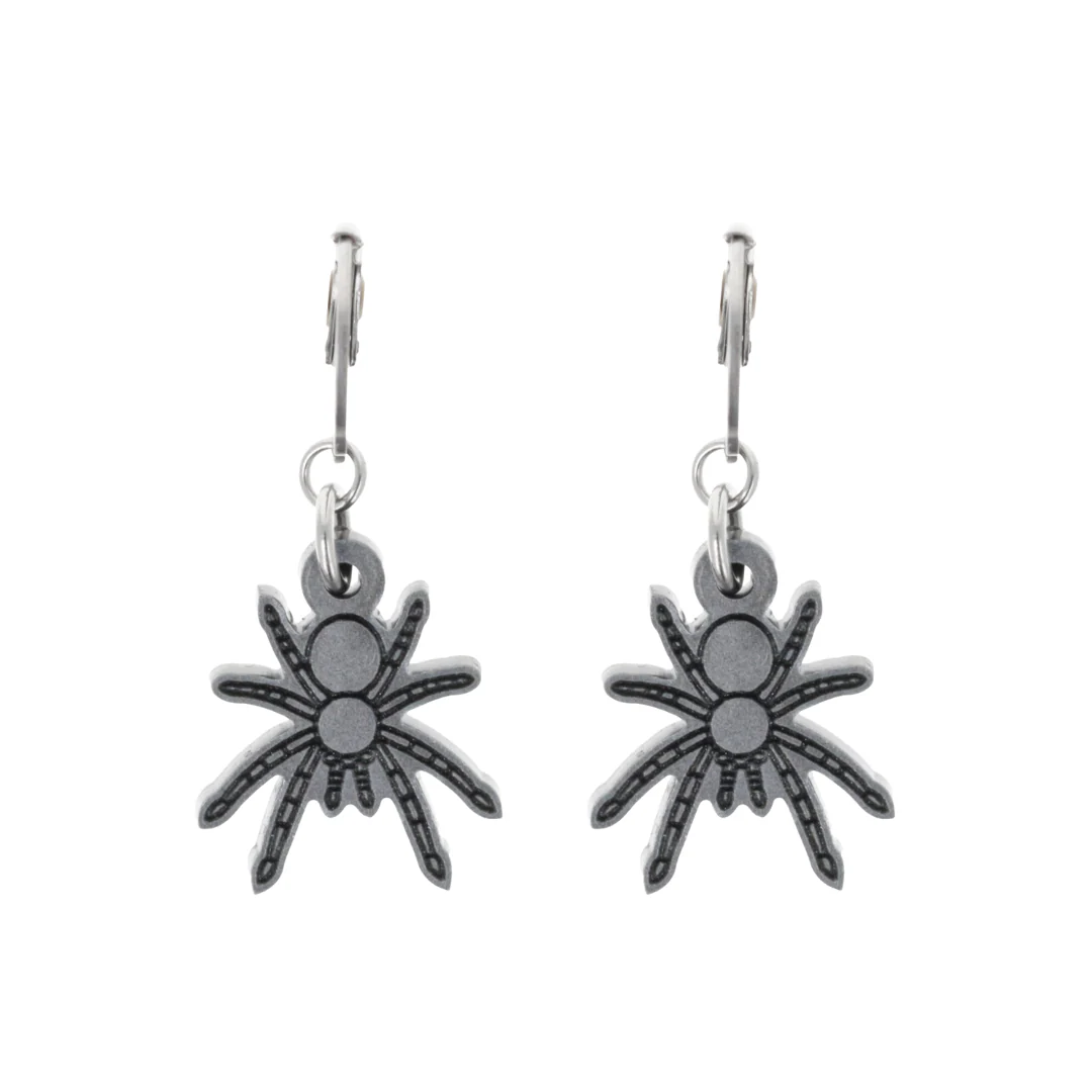Web Developer Spider Huggie Hoop Earrings - Image 6