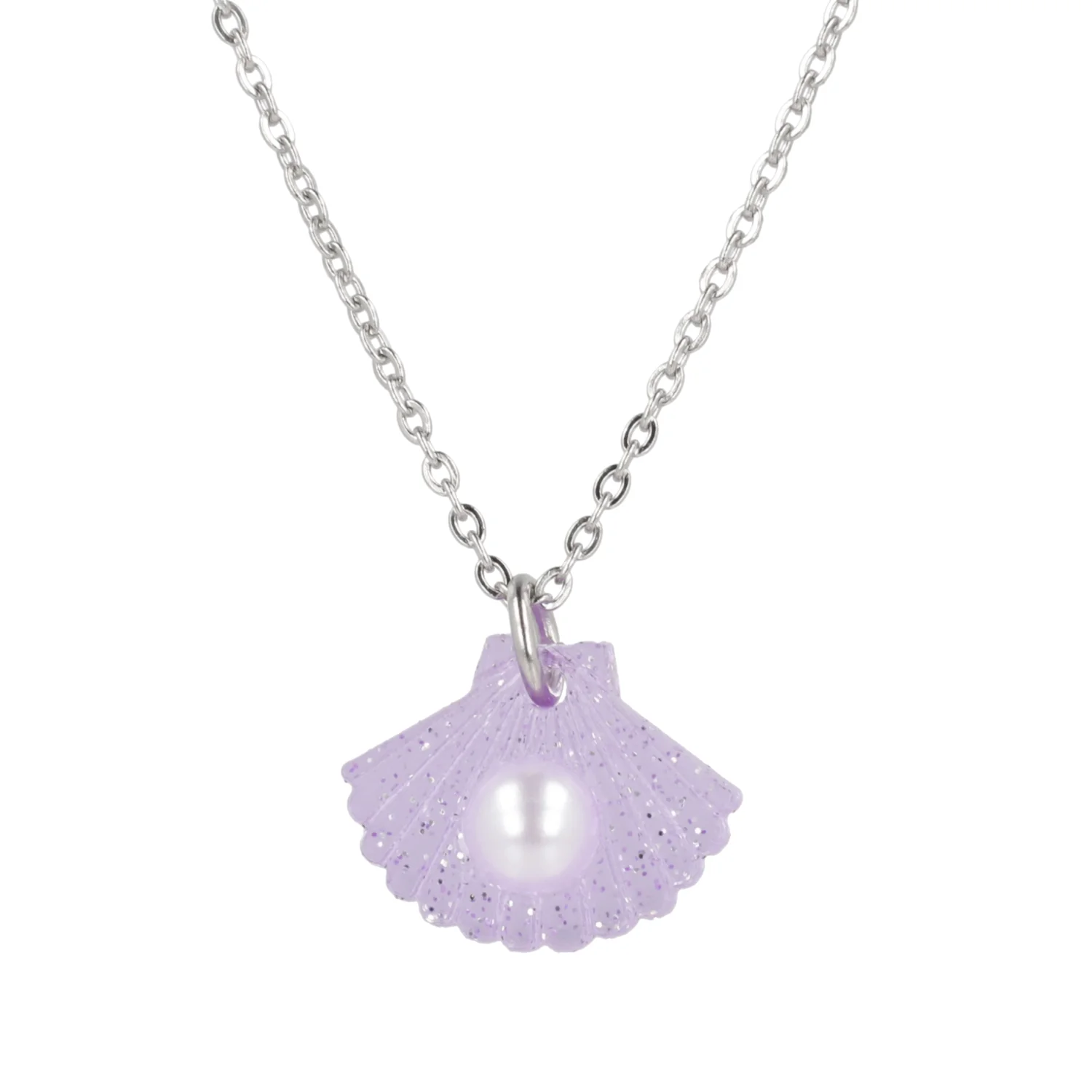 What The Shelly Necklace - Purple - Image 11