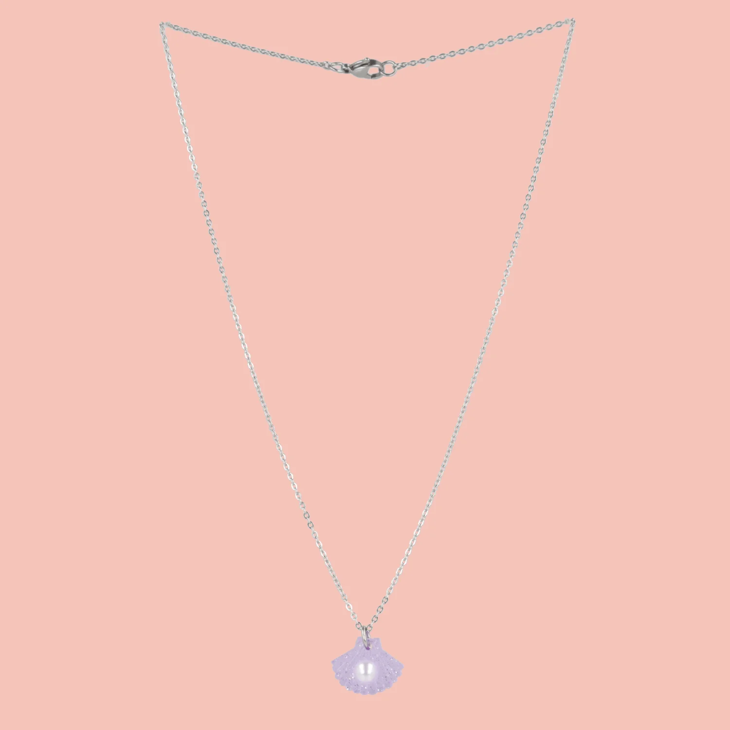 What The Shelly Necklace - Purple - Image 4