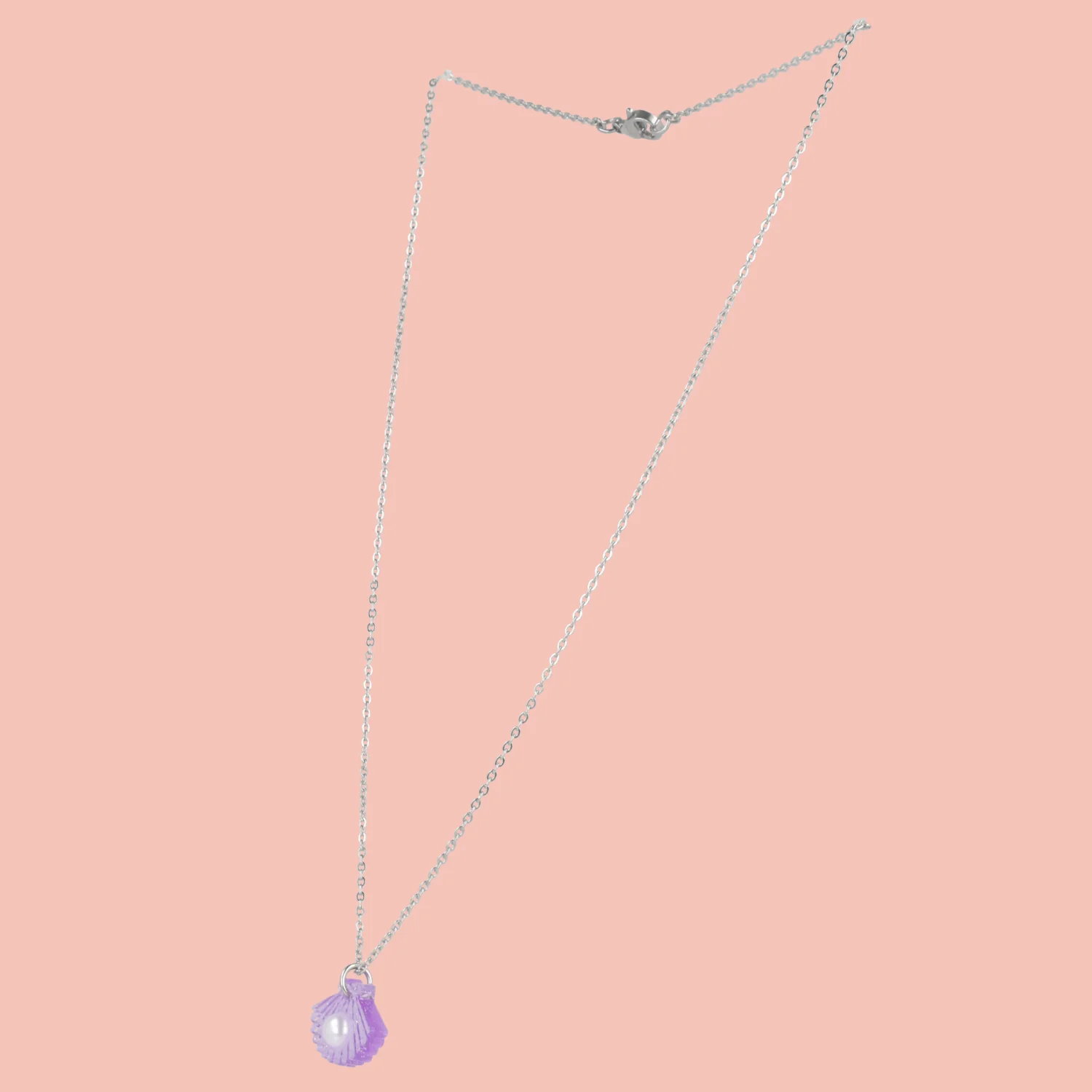What The Shelly Necklace - Purple - Image 6