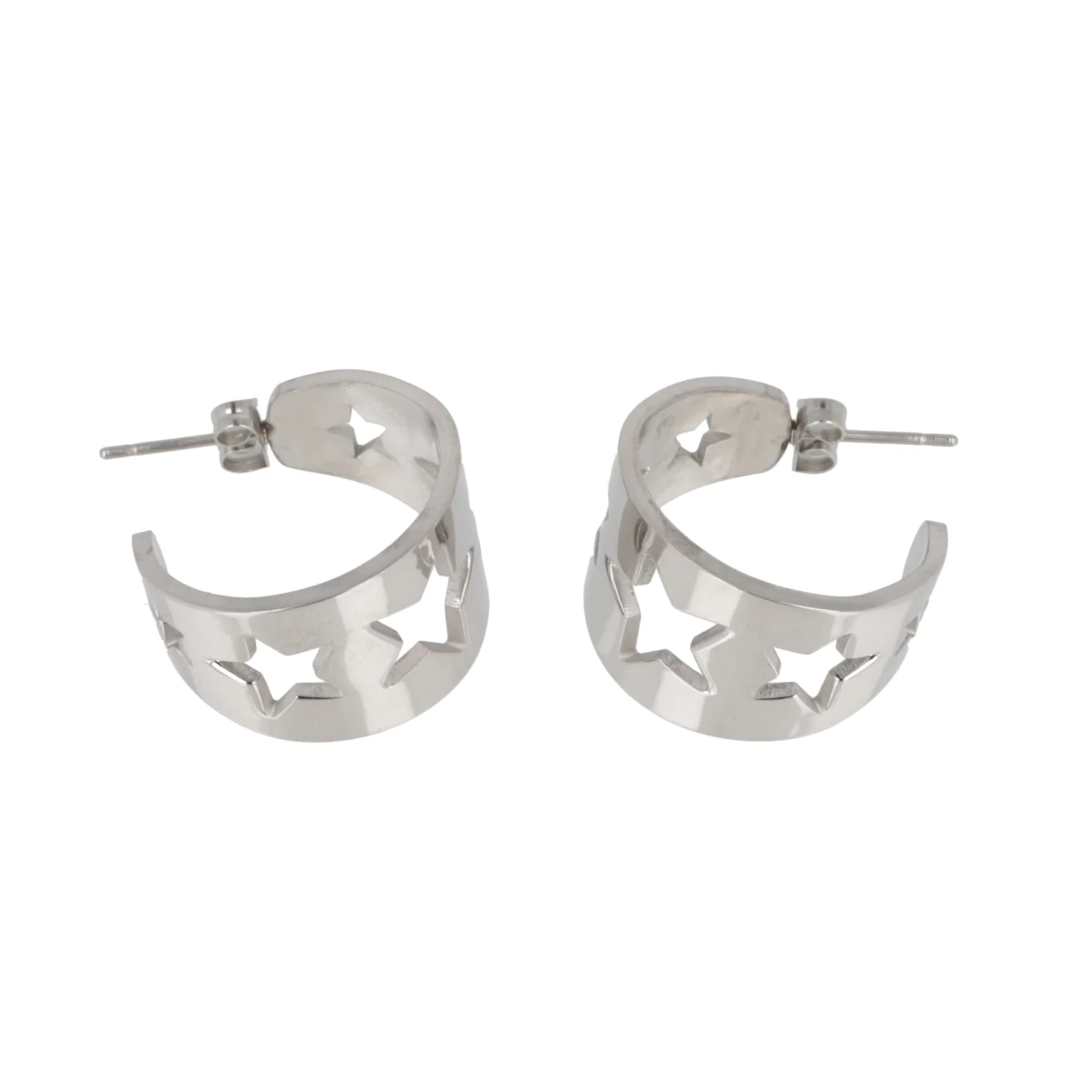 Whimsical Star Hoop Earrings - Image 4