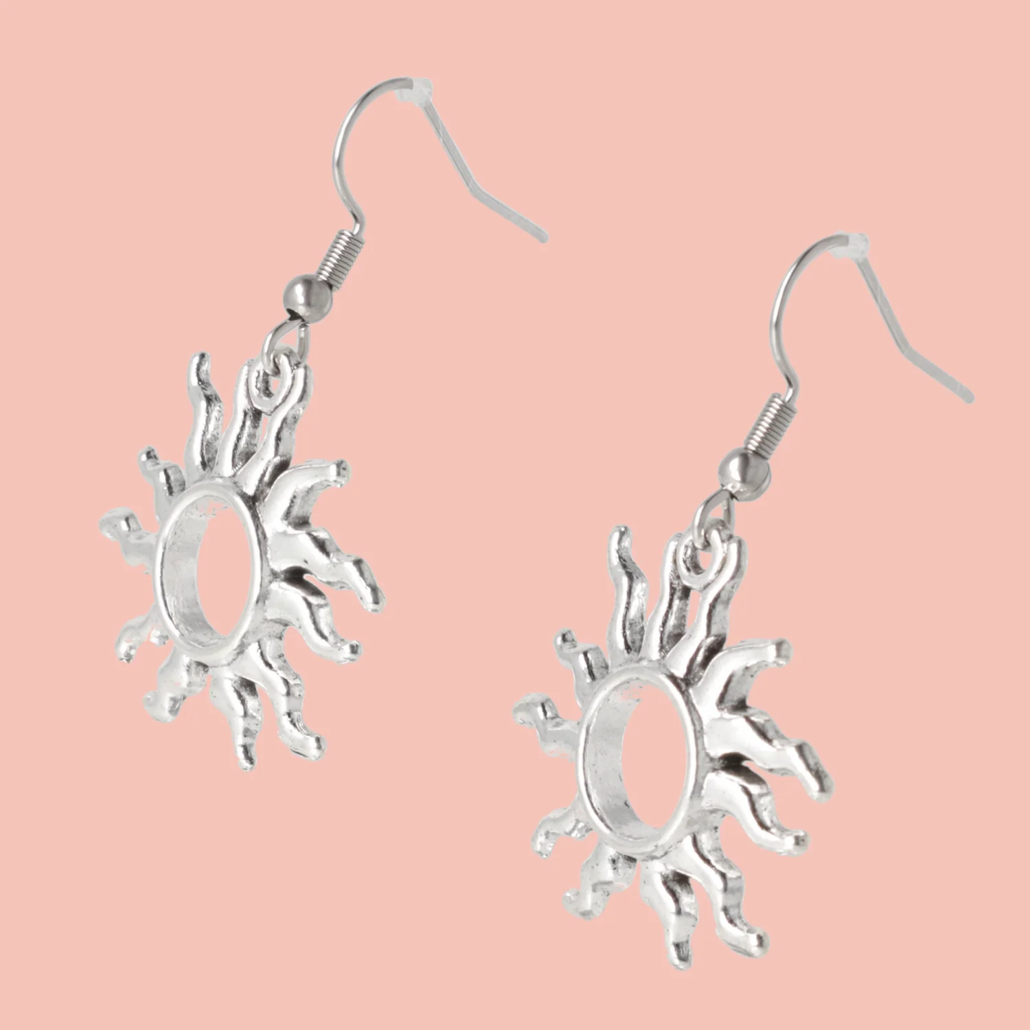 Whimsigoth Sun Earrings - Image 2