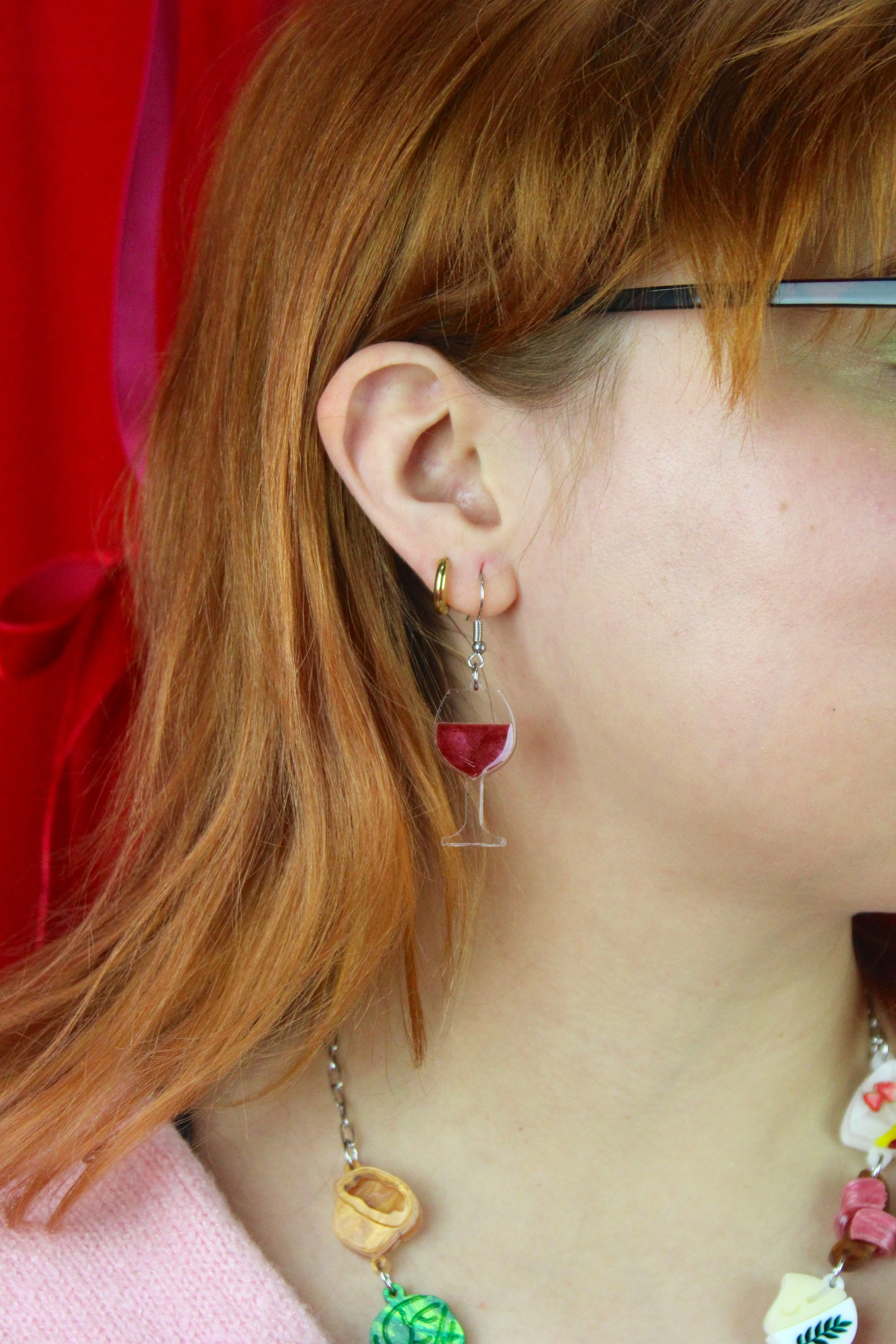 Wine & Cheese Night Earrings - Image 3