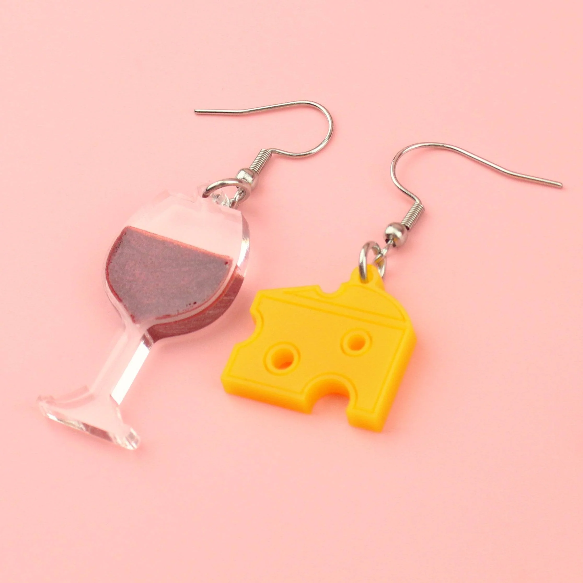Wine & Cheese Night Earrings - Image 4