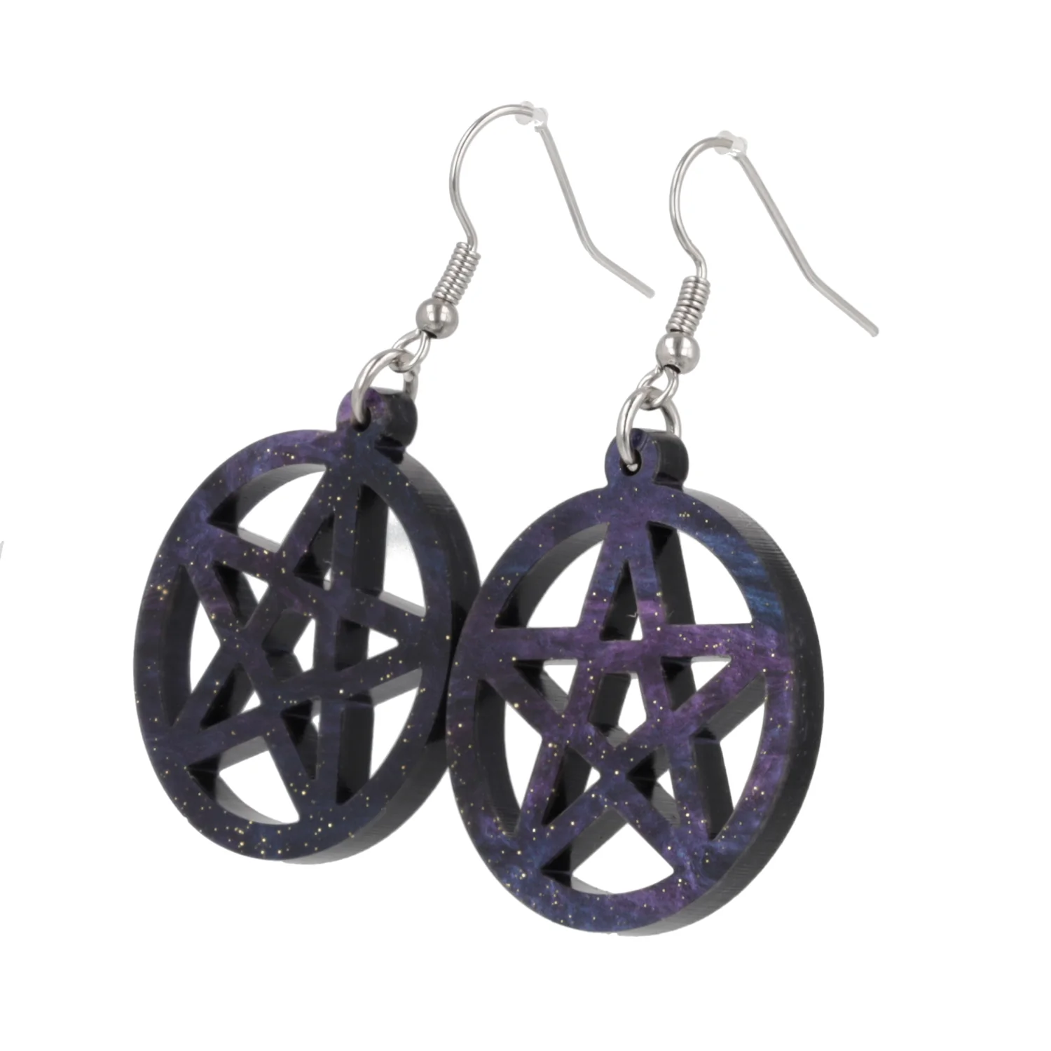Witching Hour Pentacle Earrings - Image 6
