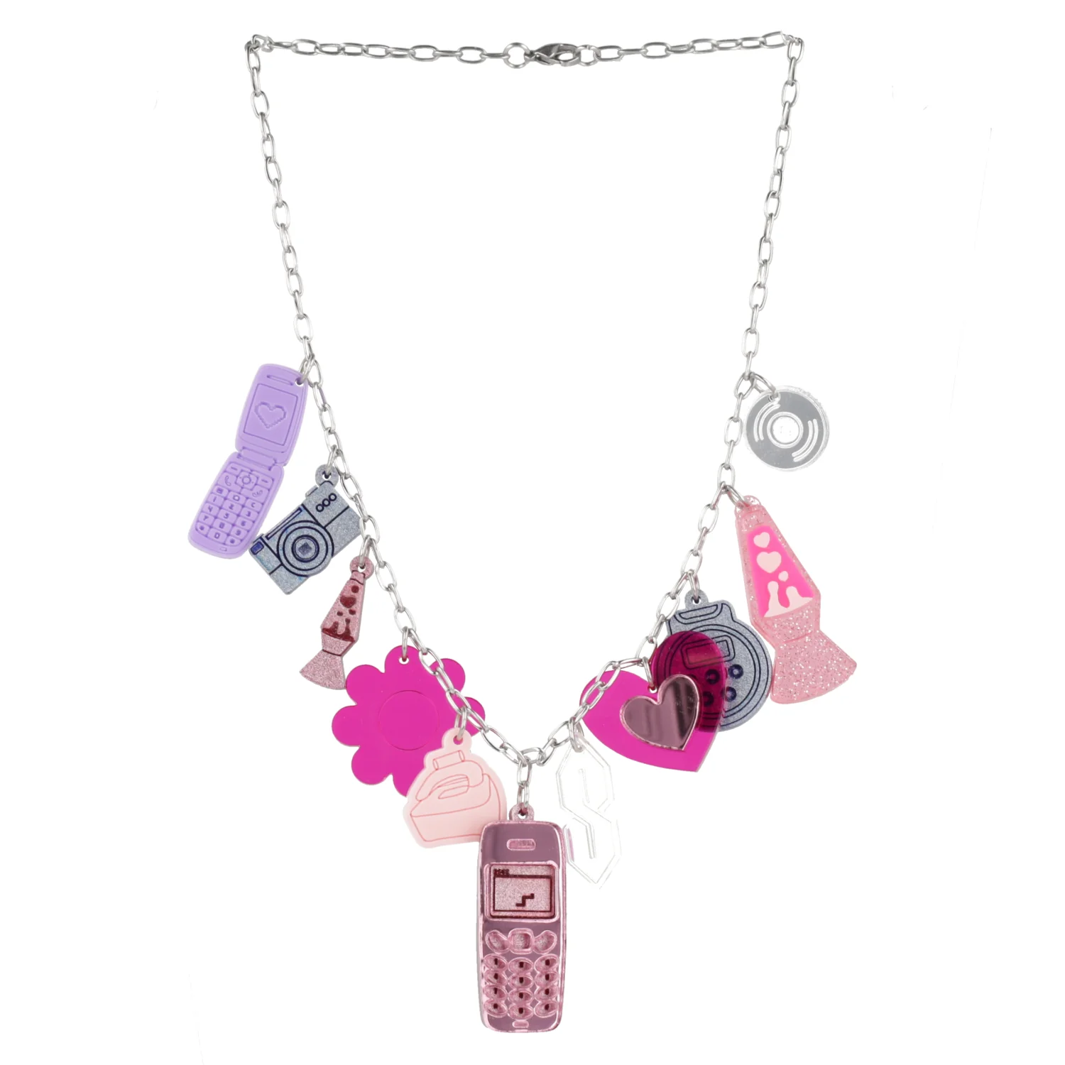 Y2K Bug Charm Necklace - Image 5